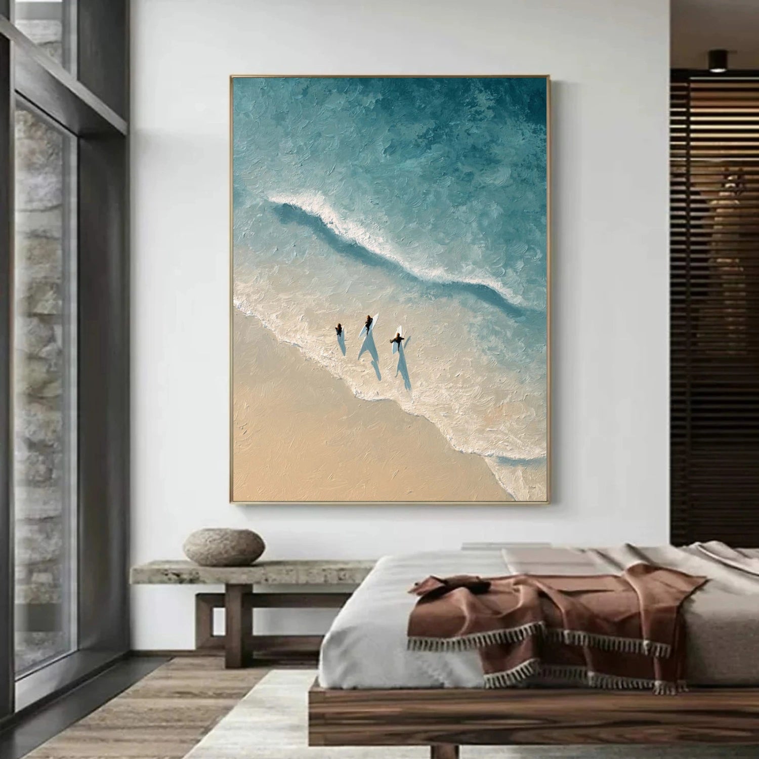 Sky And Ocean Abstract Wall Art #SO406