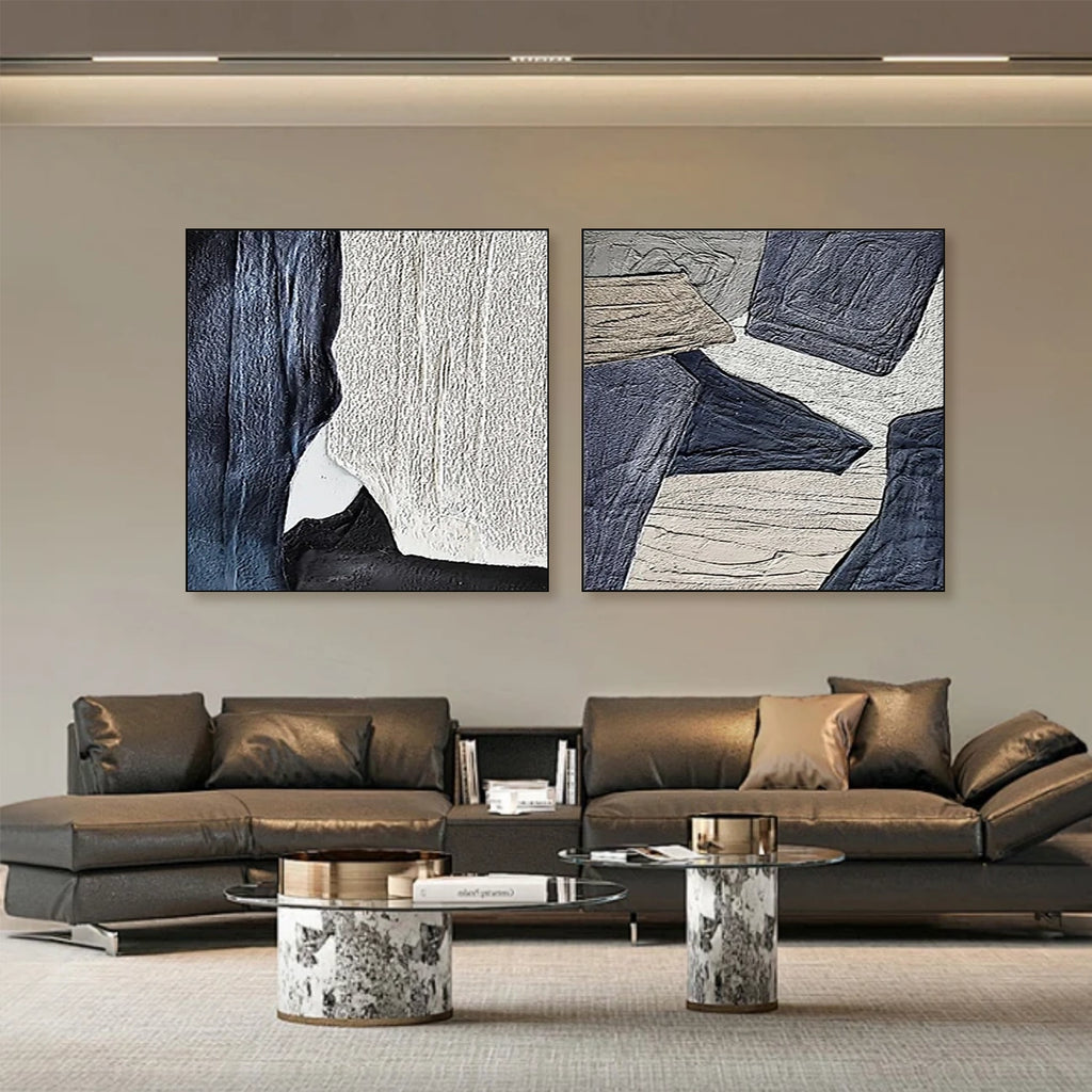 Abstract Textured Wall Art Set 2 #AW084