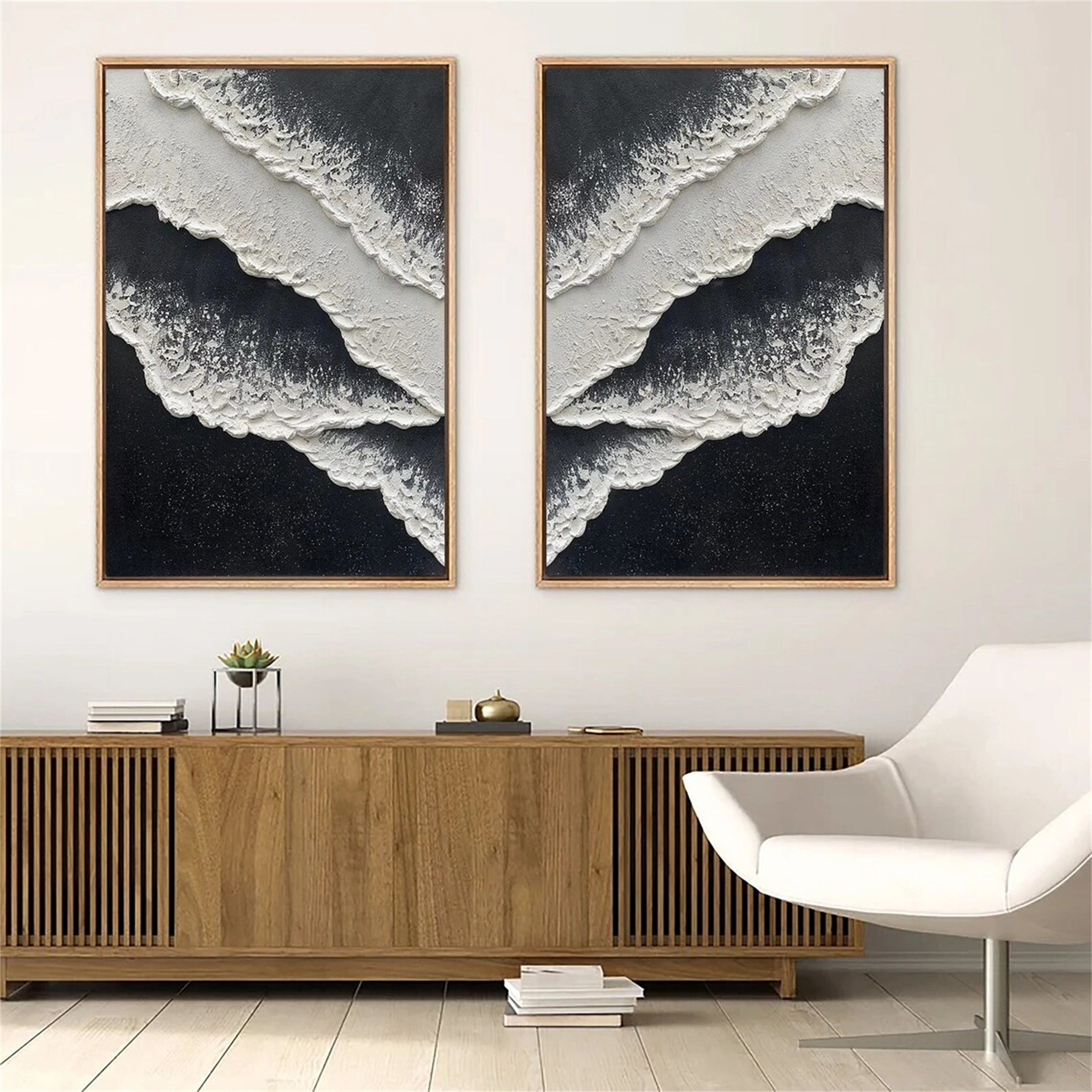 Sky And Ocean Painting Set of 2 #SO025