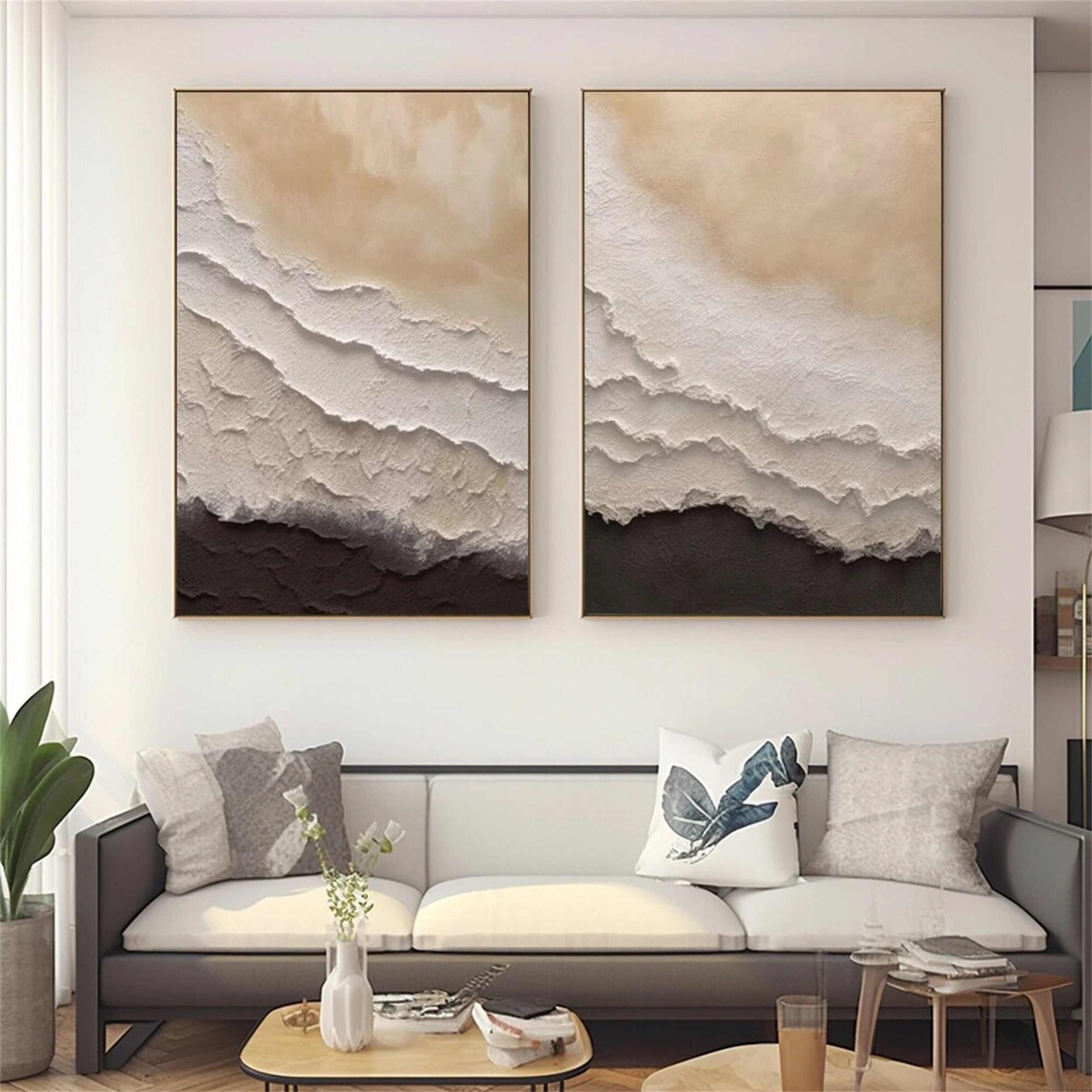 Sky And Ocean Painting Set of 2 #SO021