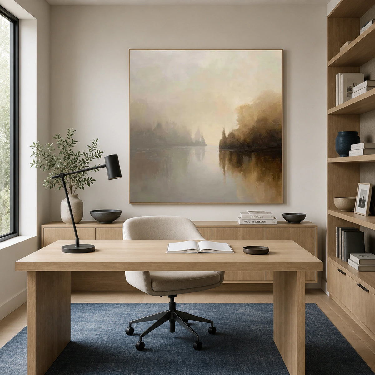 Sky And Ocean Abstract Wall Art #SO464