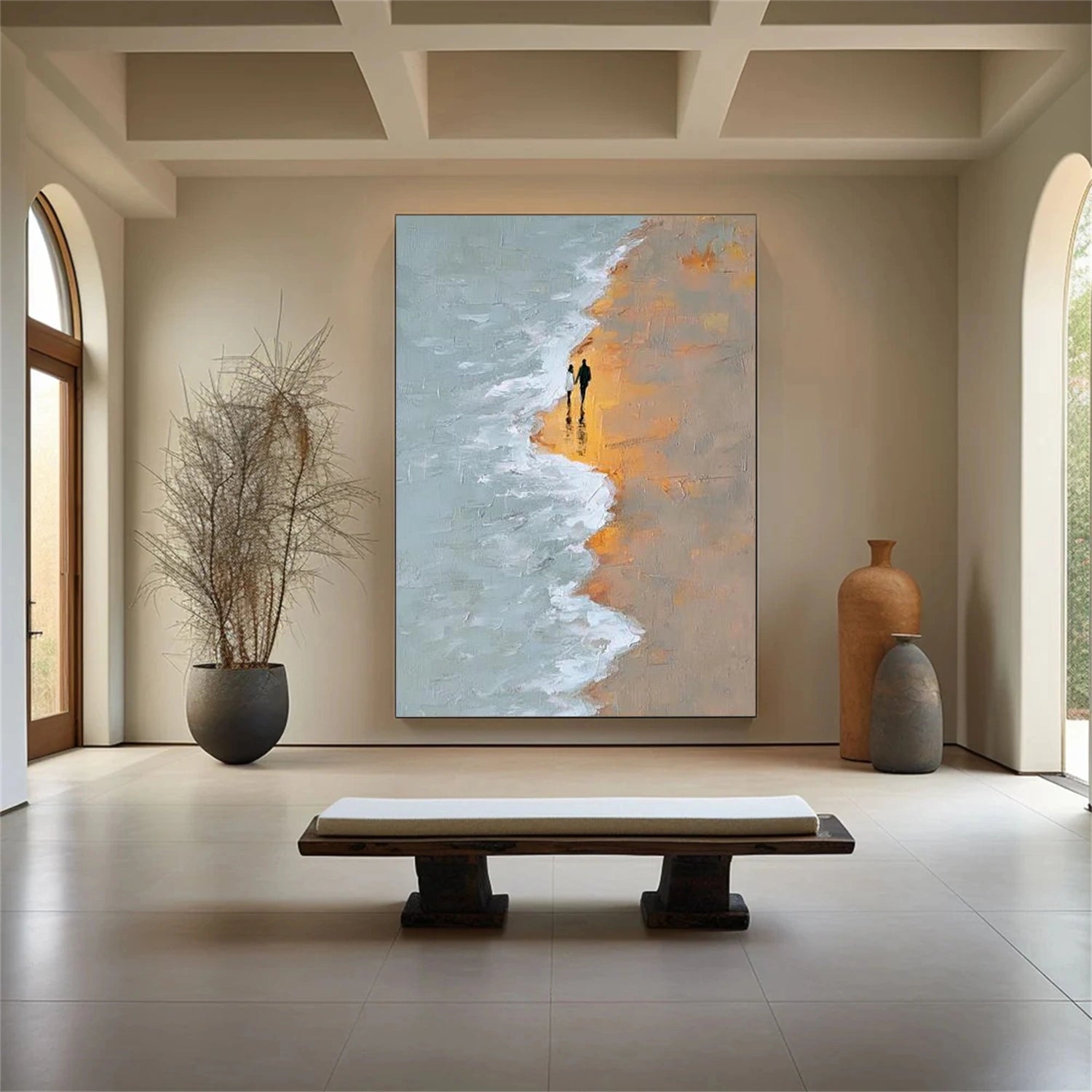 Sky And Ocean Abstract Wall Art #SO395