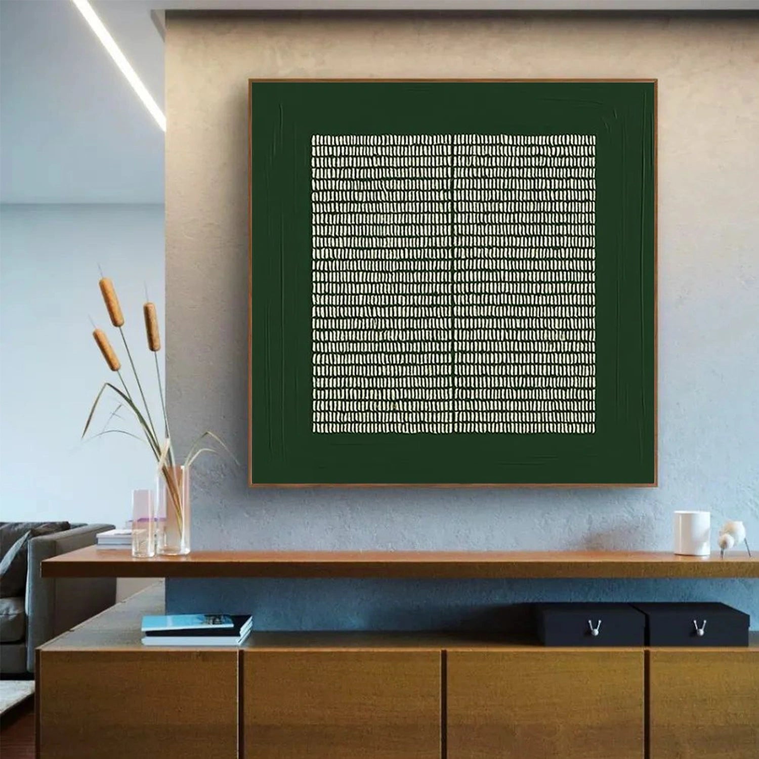 Green Minimalist Wall Art #GT055