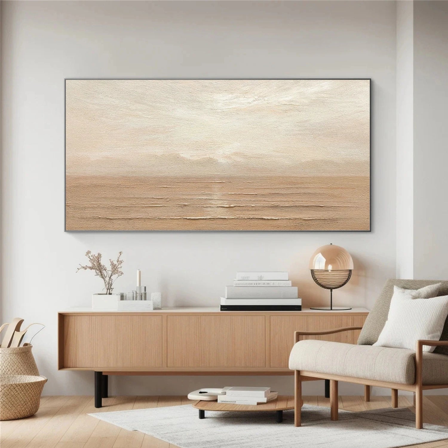 Sky And Ocean Abstract Wall Art #SO292