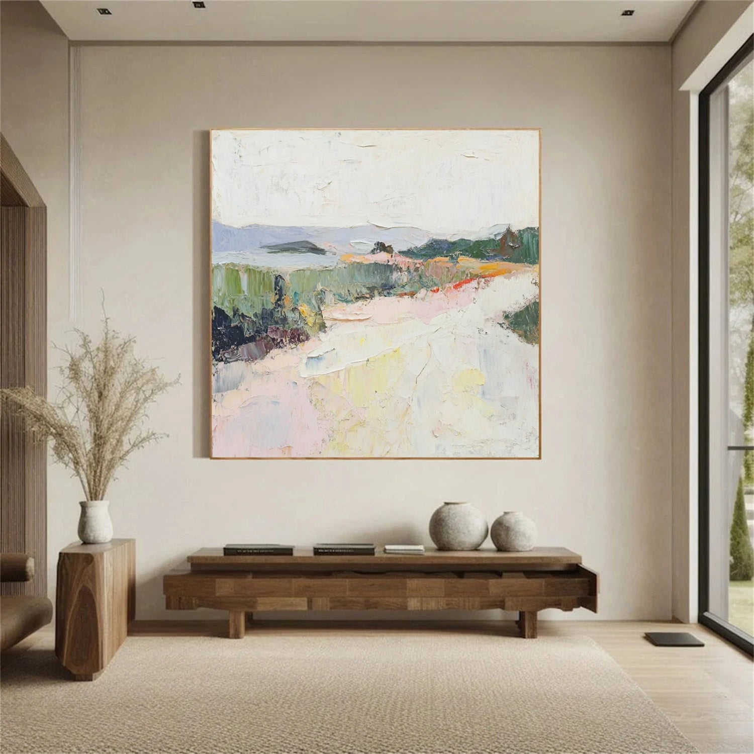 Abstract Textured Wall Art #AW182