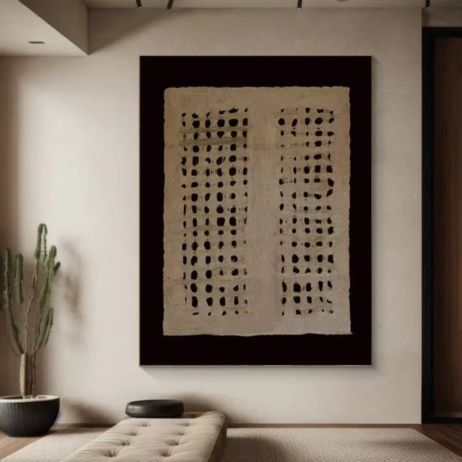 Wabi Sabi Abstract Canvas Art #WA225