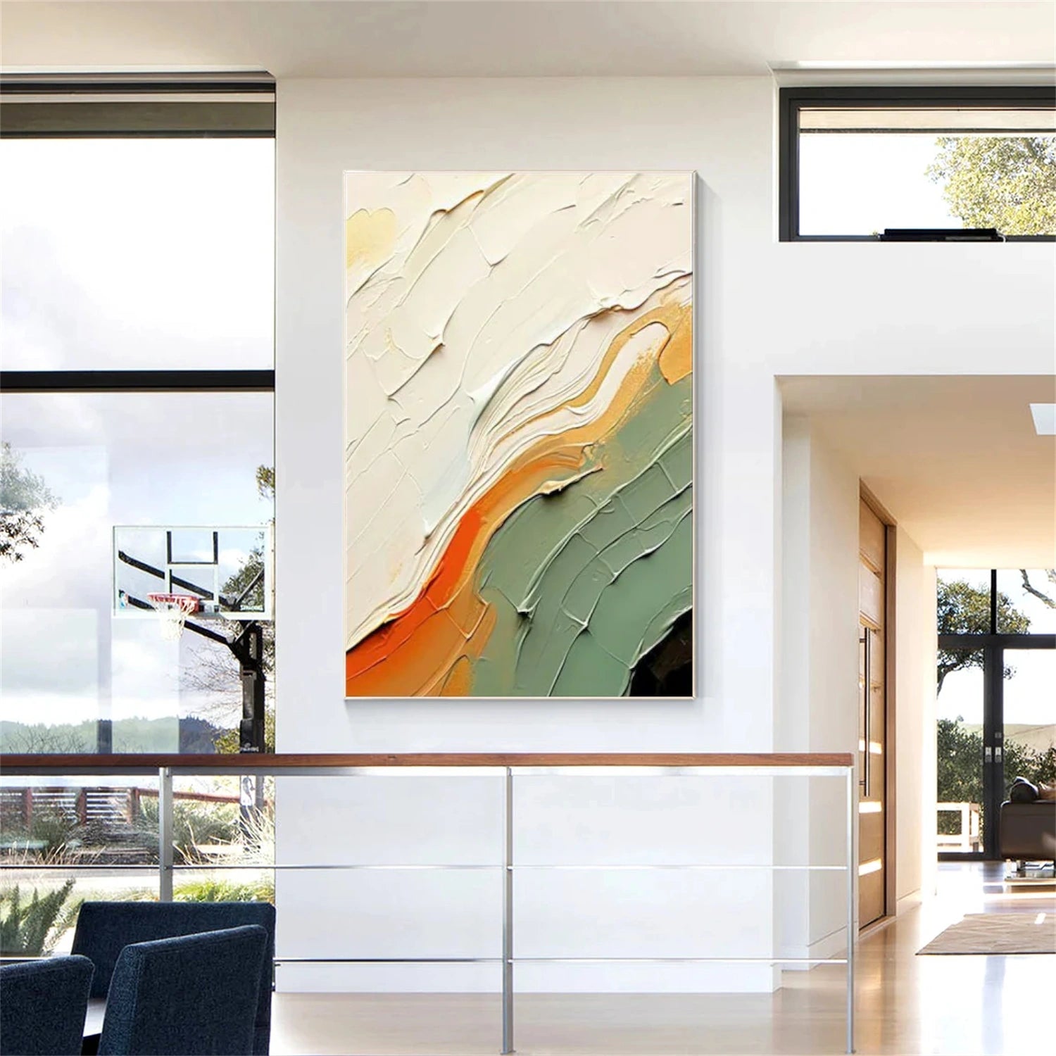 Colorful Textured Minimalist Wall Art #WT198