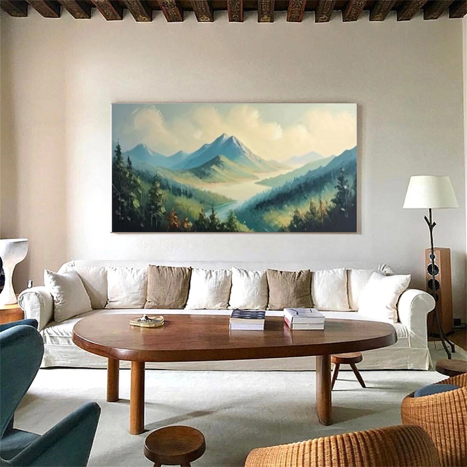 Abstract Mountain Wall Art #WT231