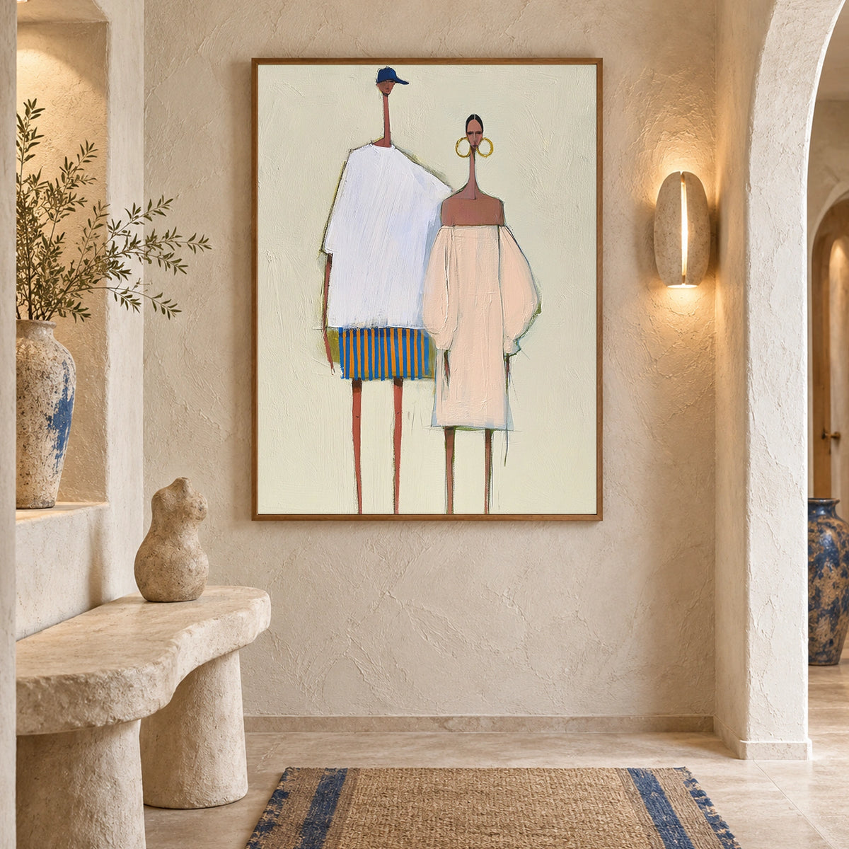Abstract Portrait Wall Art #WP049