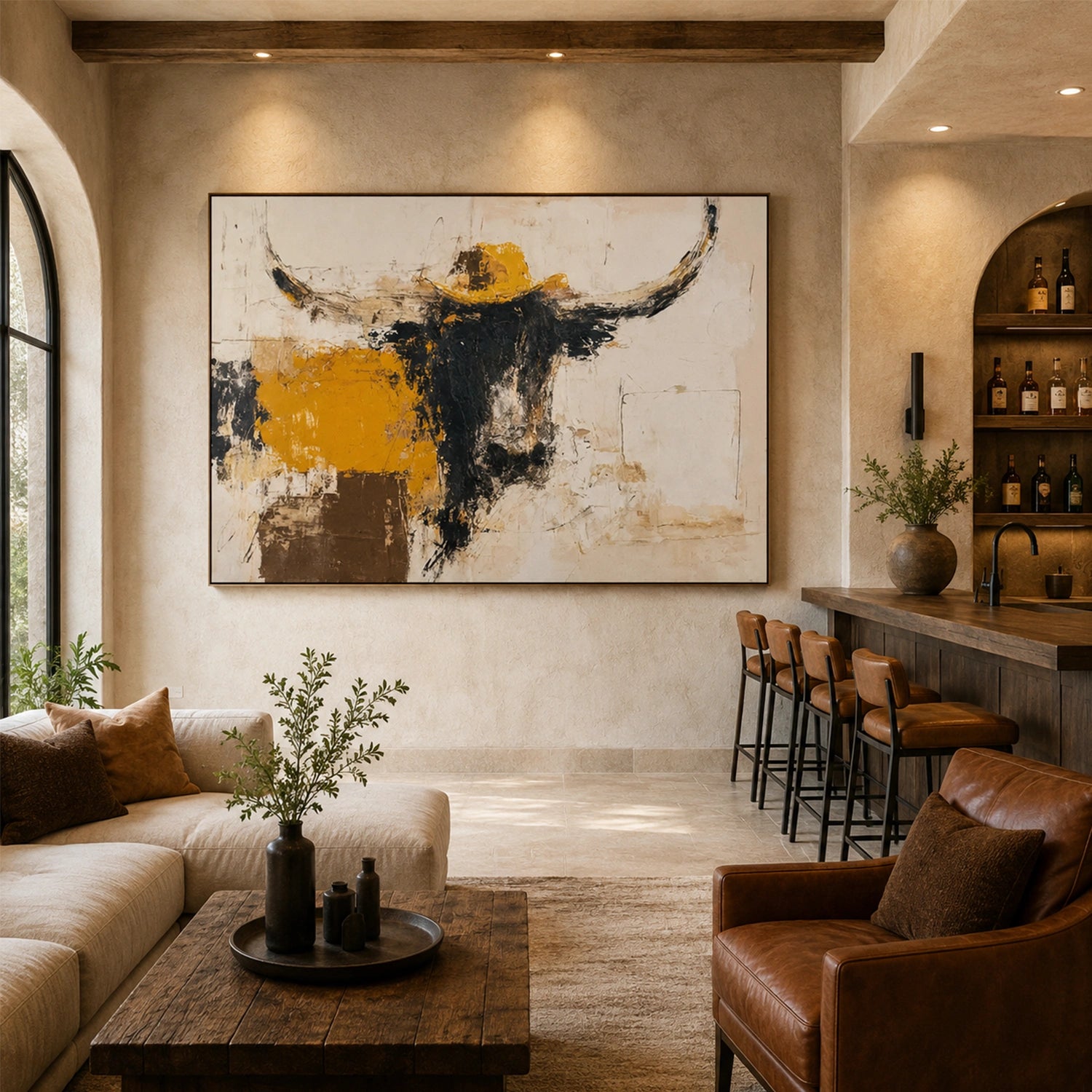 Abstract Animal Art Wall Art #AT094
