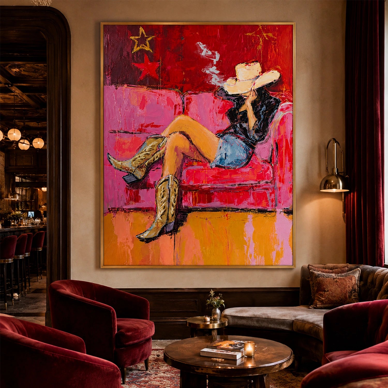 Western Cowboy Art #VA053