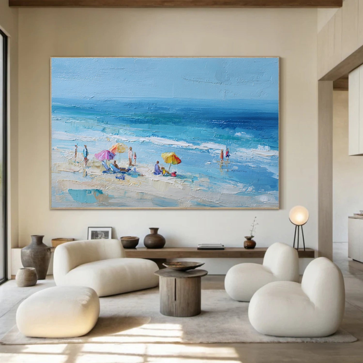 Sky And Ocean Abstract Wall Art #SO410