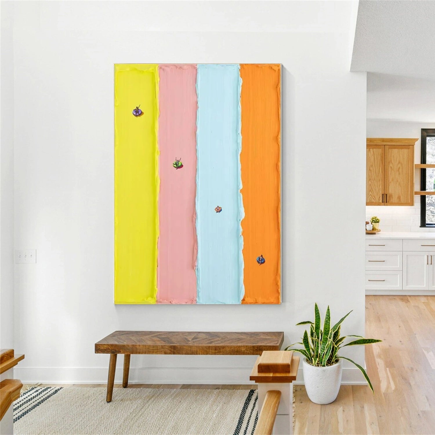 Surfing Sport Textured Wall Art #BA004
