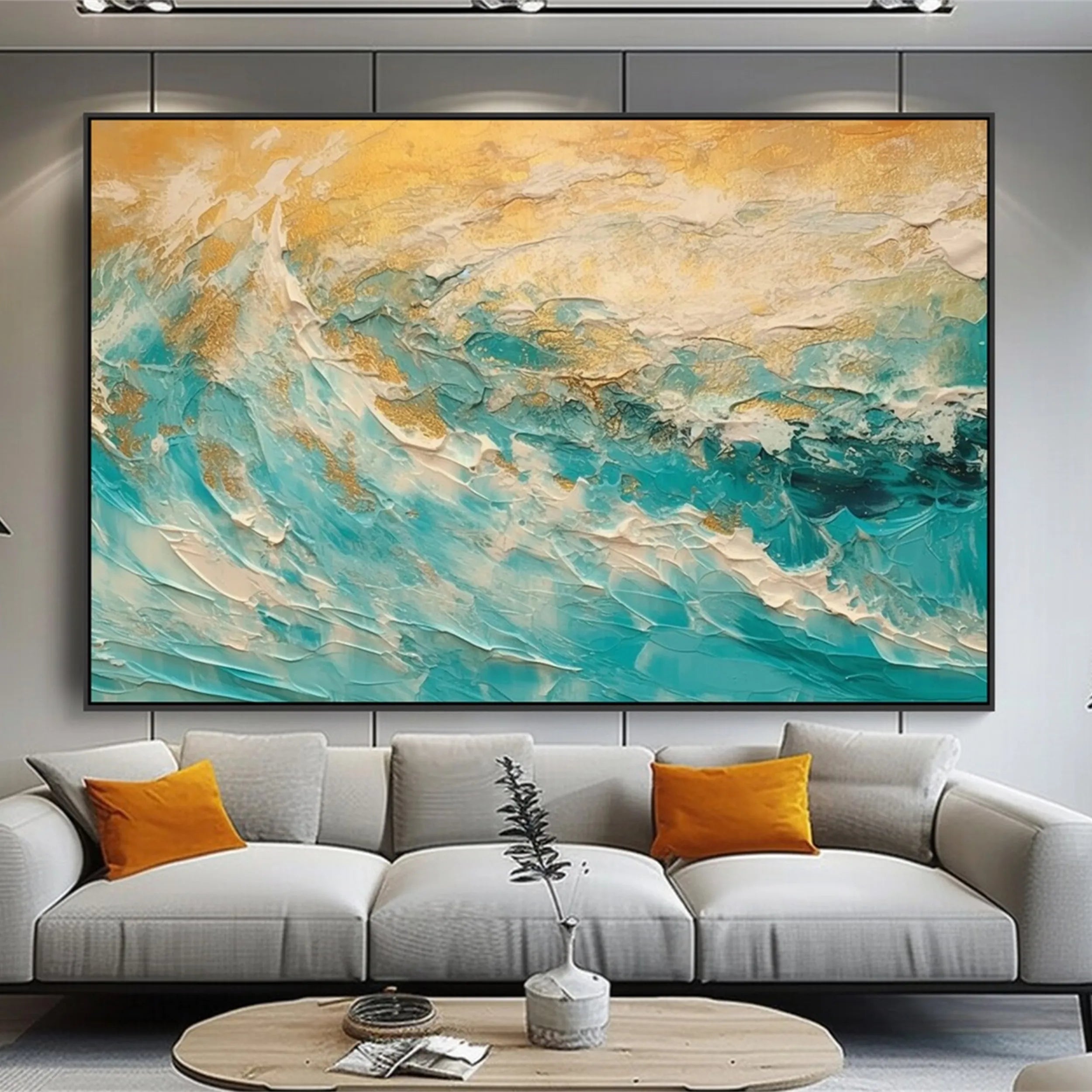 Sky And Ocean Painting #SO098