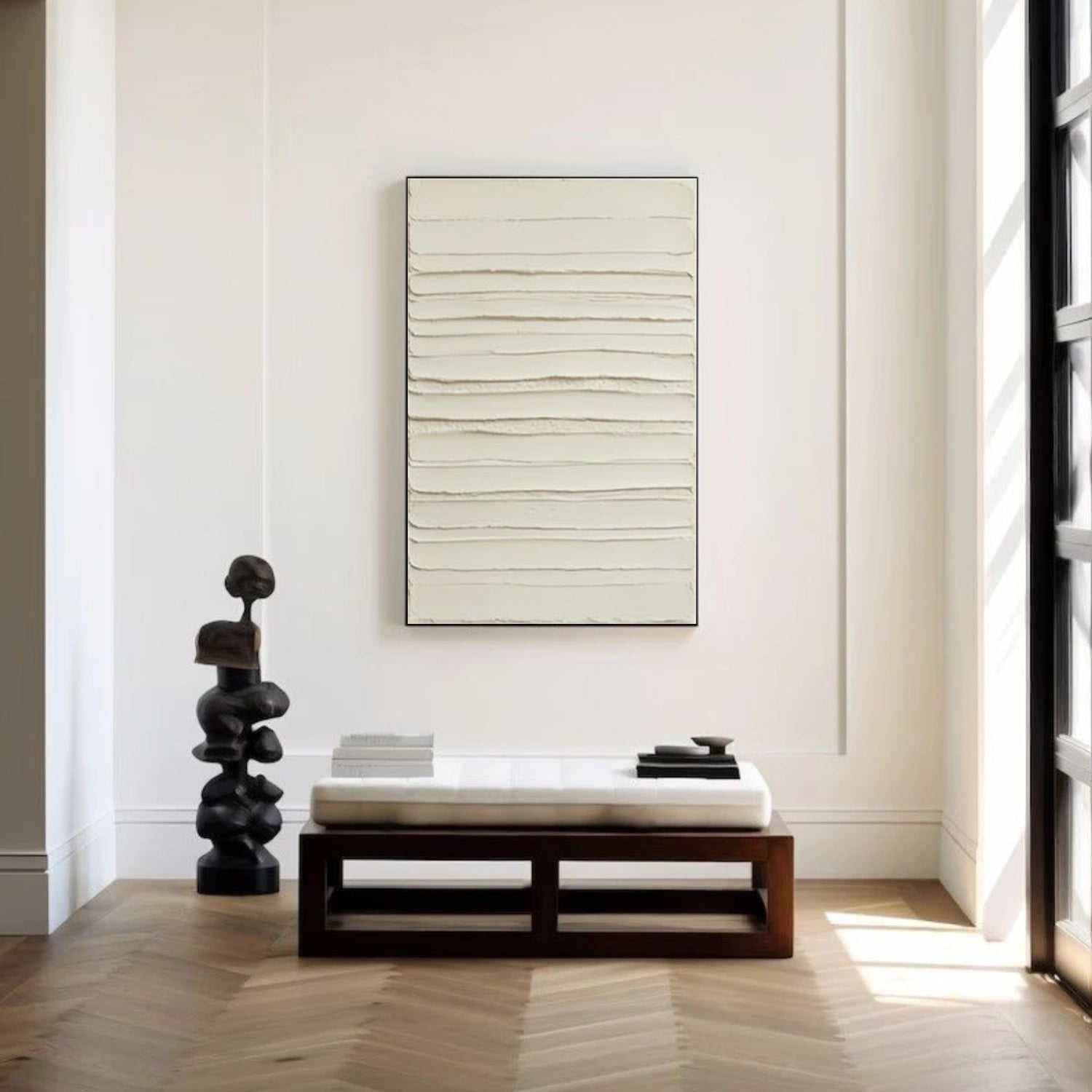 Beige Textured Minimalist Wall Art#WT234