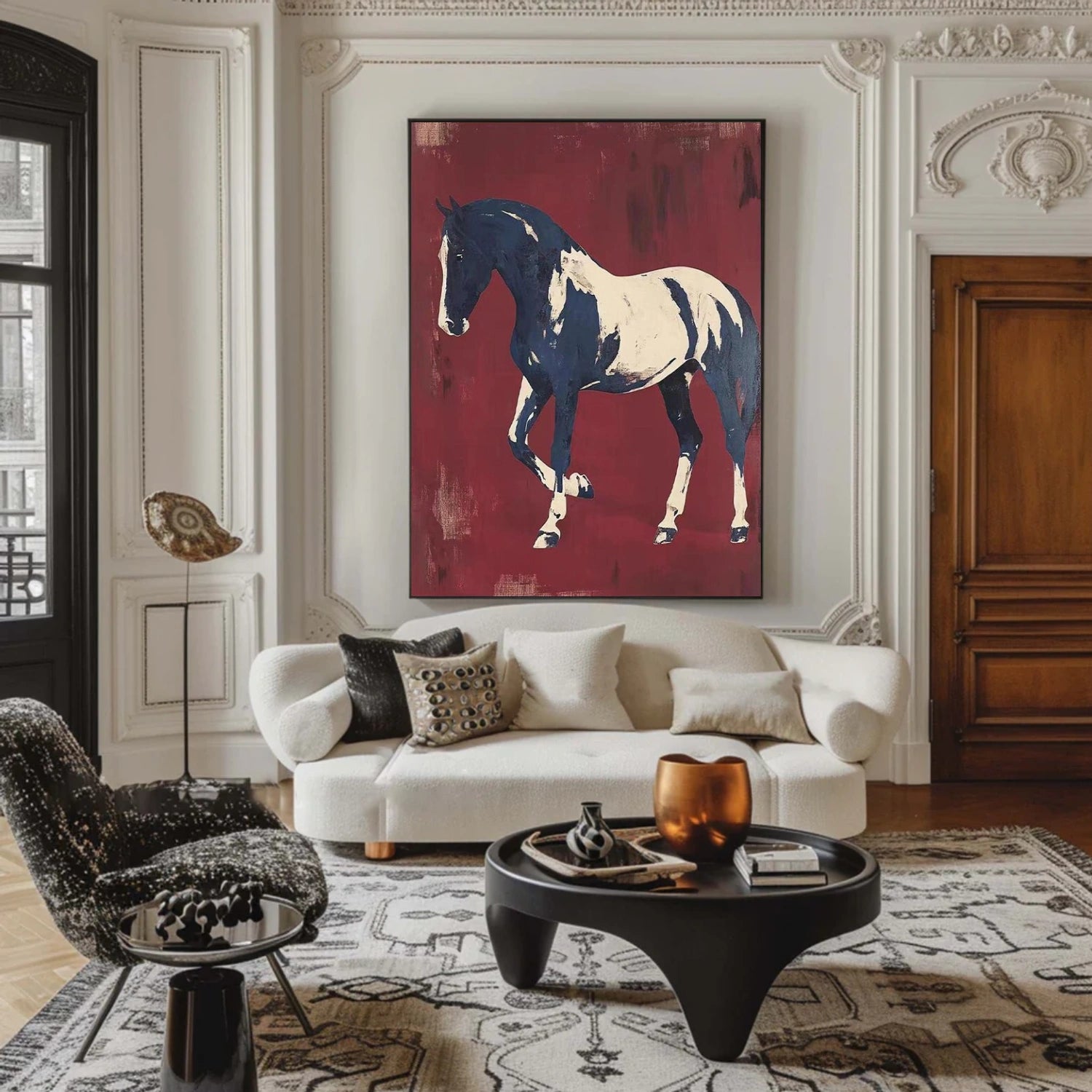 Abstract Animal Horse Wall Art #AT068