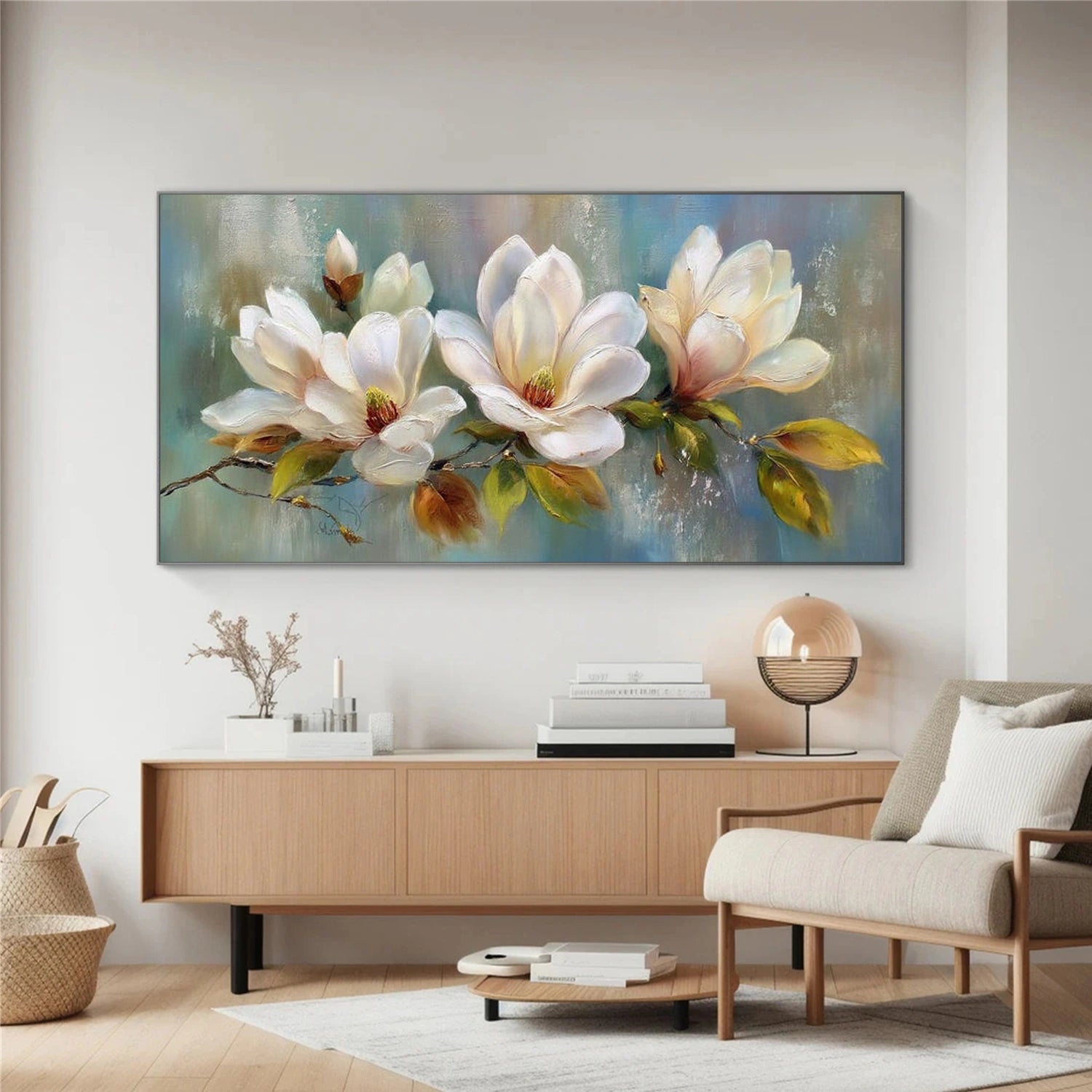 Tree And Flower Abstract Wall Art #TF204
