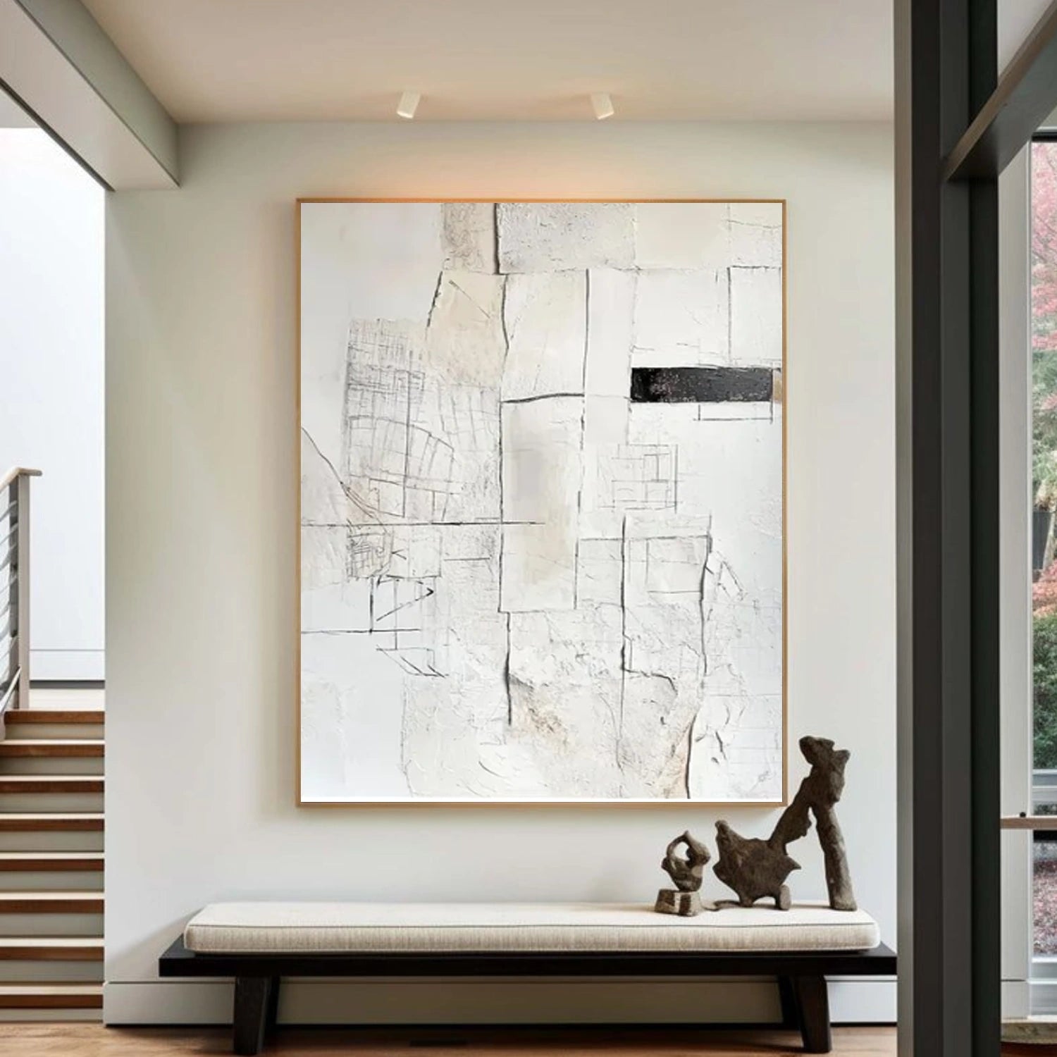 Wabi Sabi Abstract Canvas Art #WA252