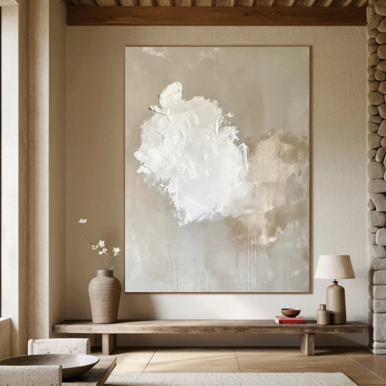 Sky And Ocean Abstract Wall Art #SO340