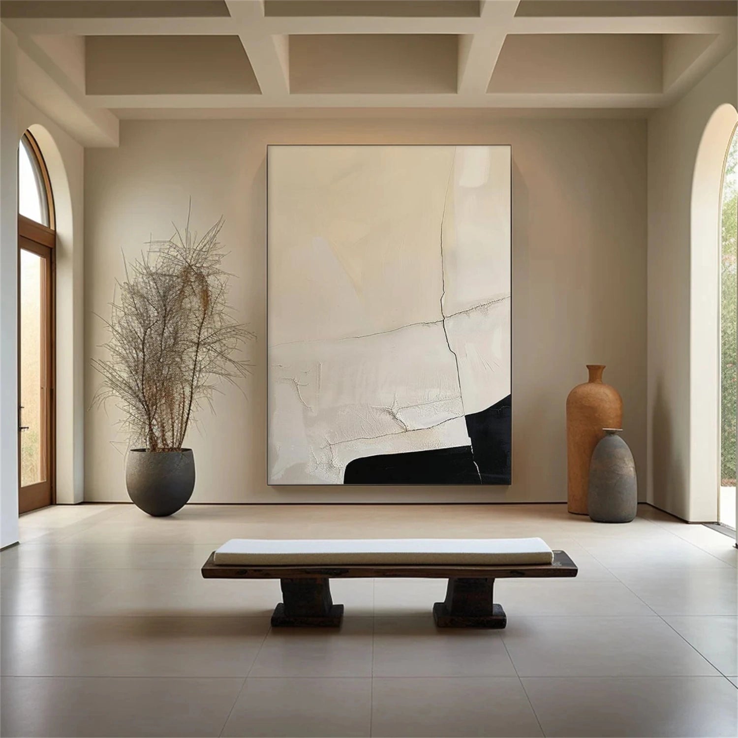 Wabi Sabi Abstract Canvas Art #WA258