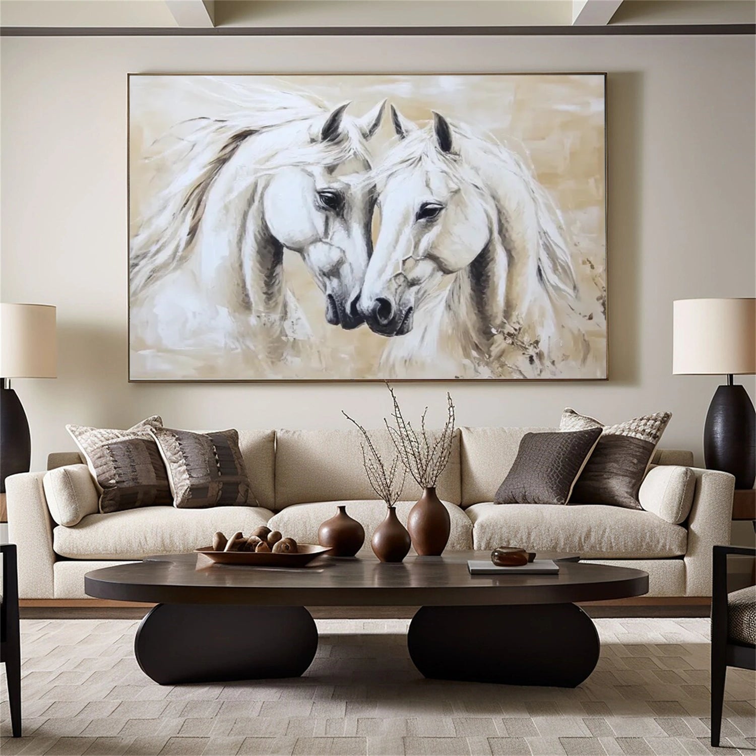 Abstract Animal Art Horse Wall Art #AT047
