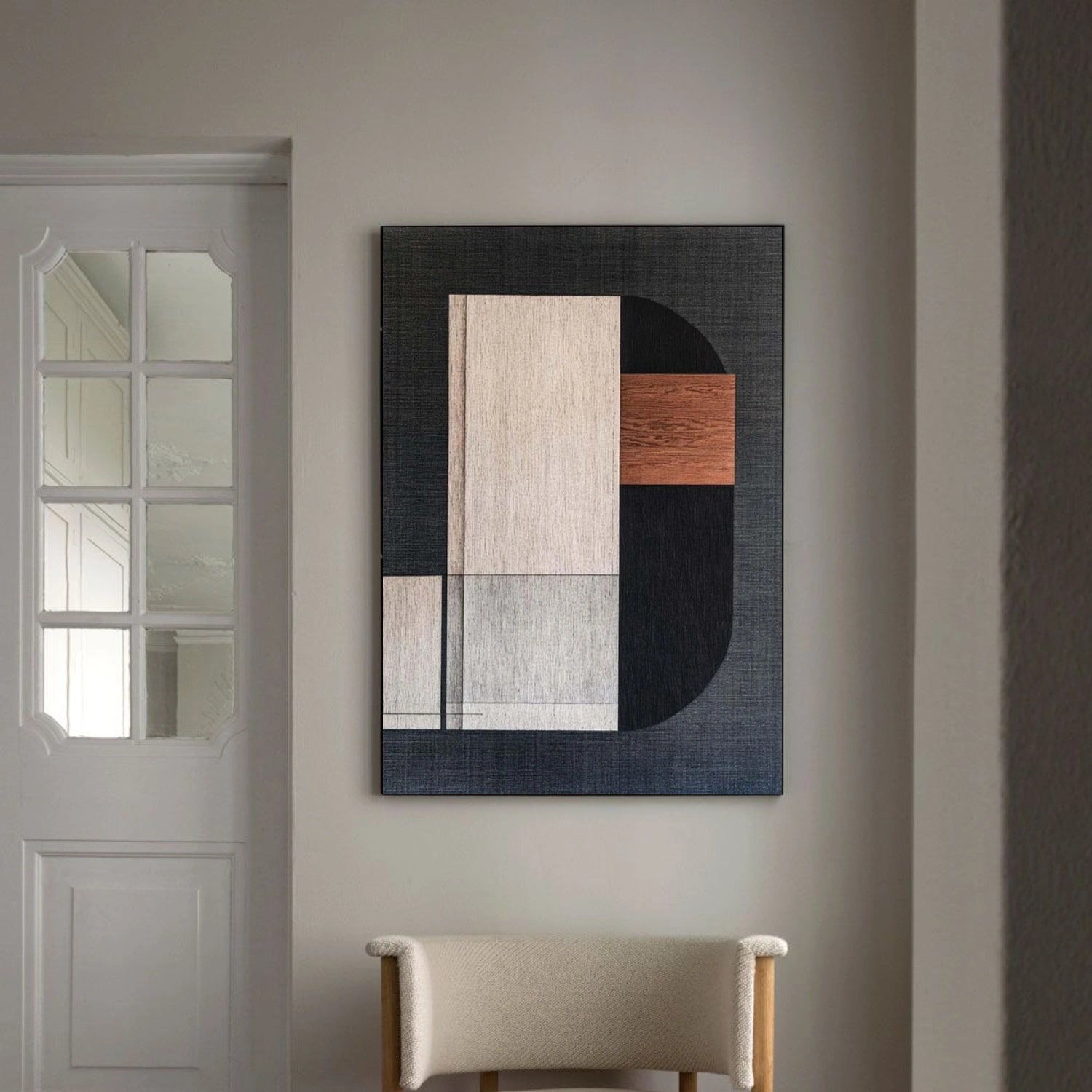 Wabi Sabi Abstract Canvas Art #WA236