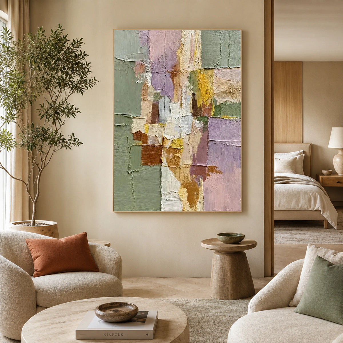 Abstract Textured Wall Art #AW286