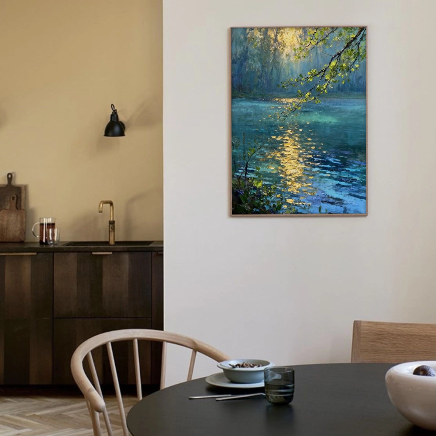Tree And Flower Abstract Wall Art #TF192