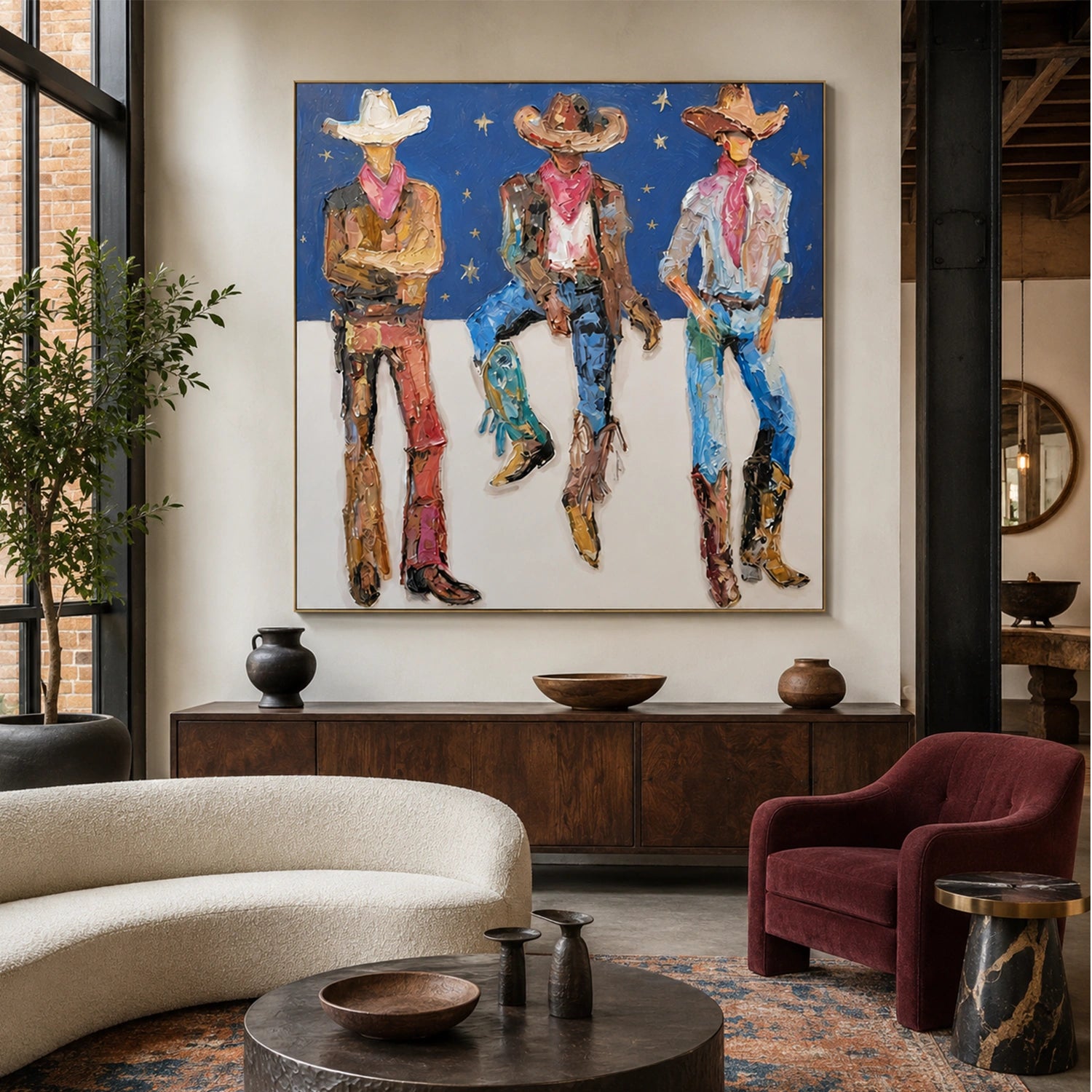 Western Cowboy Art #VA057