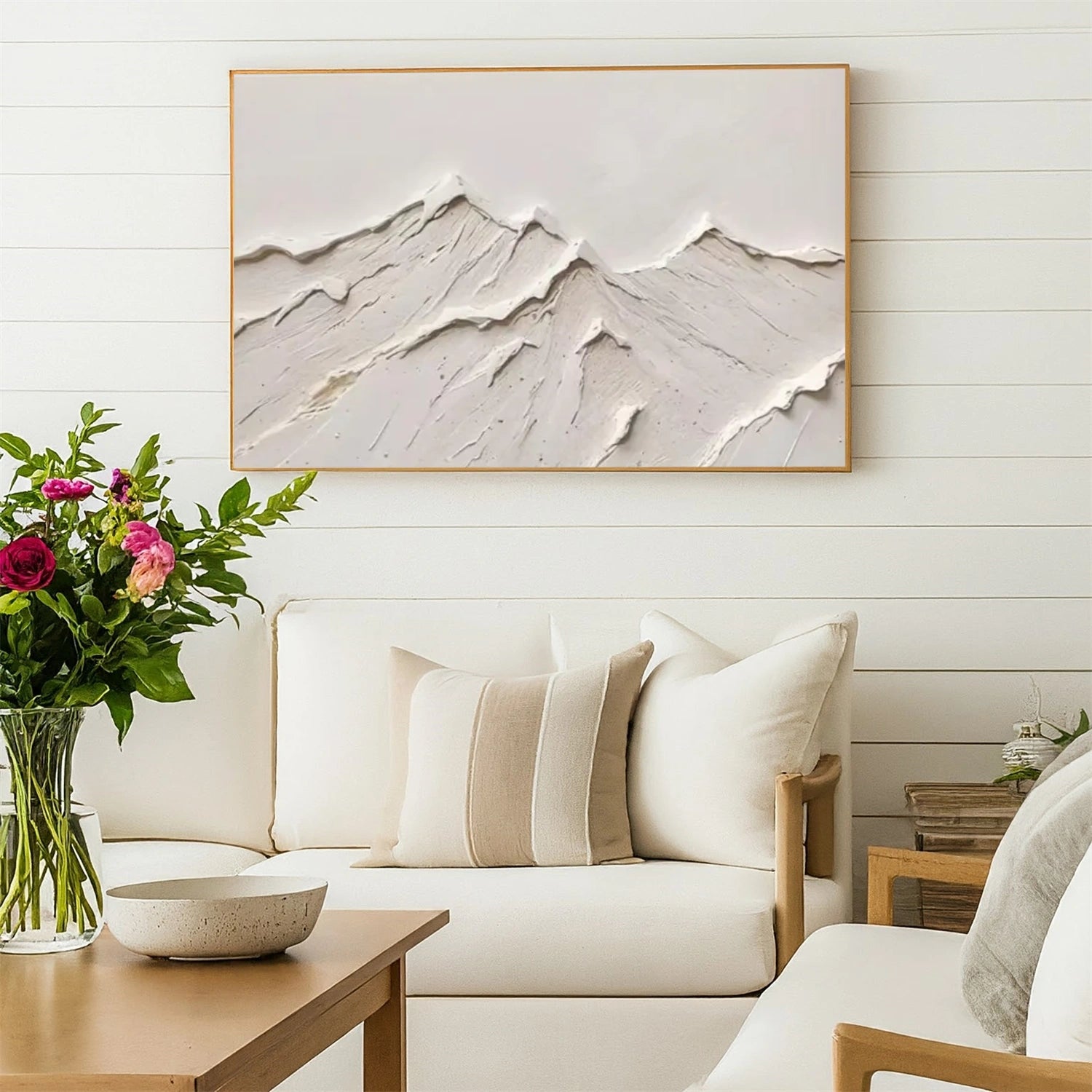Minimalist Mountain Textured Wall Art #WT233