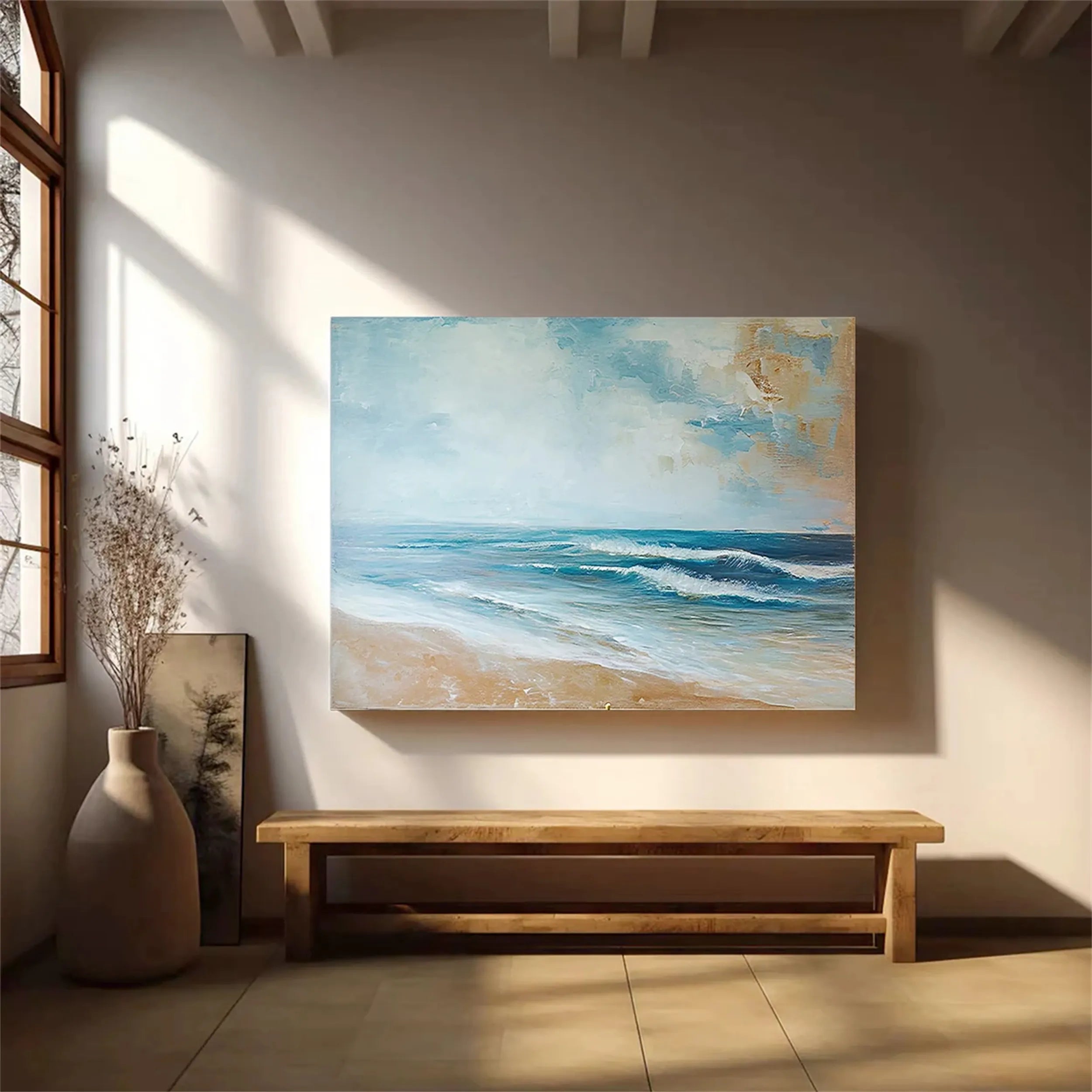 Sky And Ocean Painting #SO100