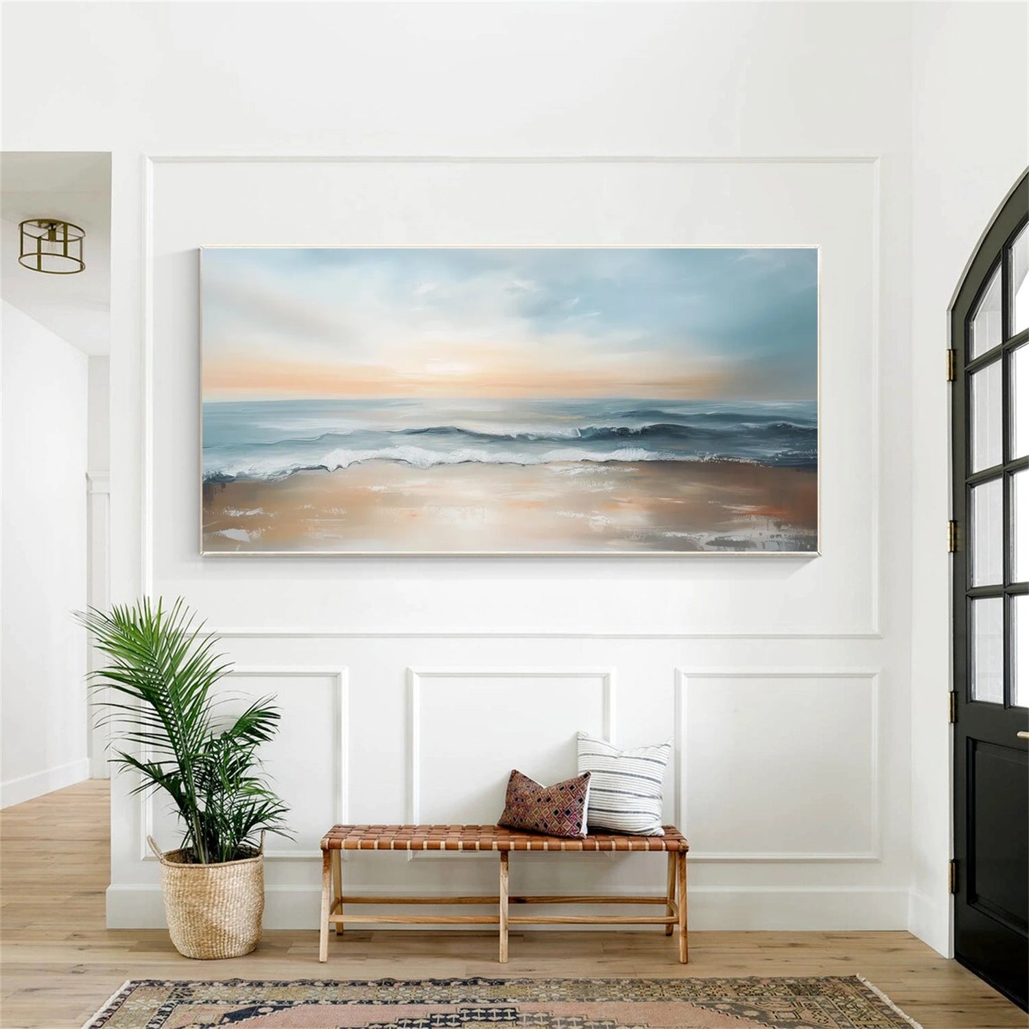 Sky And Ocean Abstract Wall Art #SO312