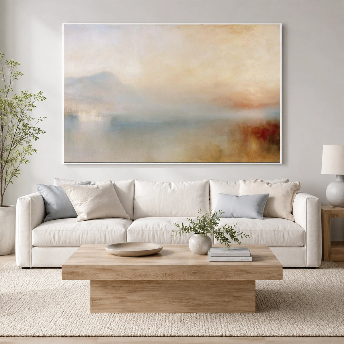 Sky And Ocean Abstract Wall Art #SO461