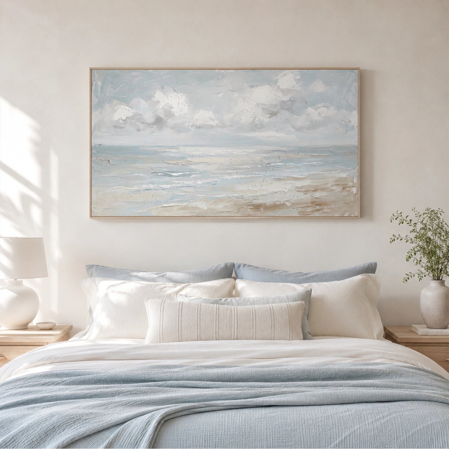 Sky And Ocean Abstract Wall Art #SO439