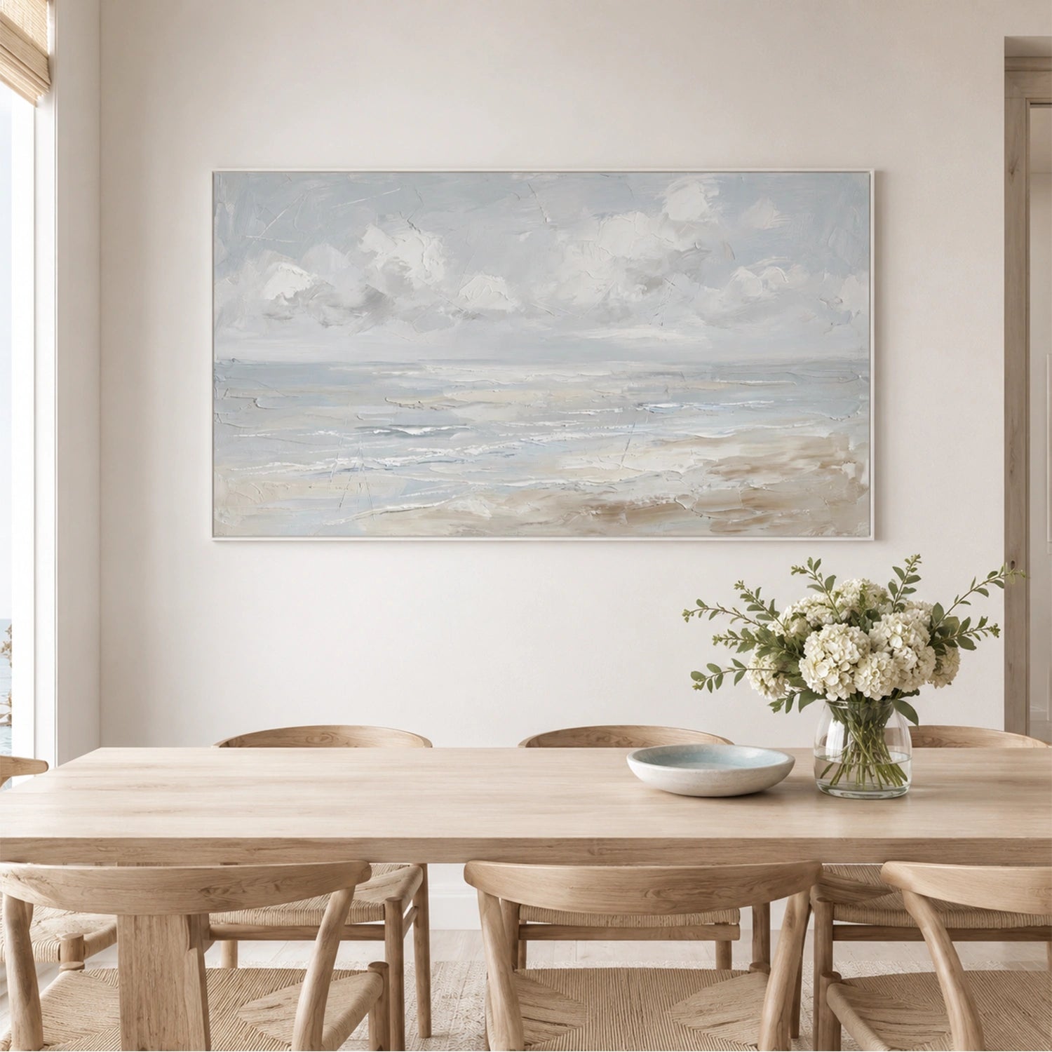 Sky And Ocean Abstract Wall Art #SO439