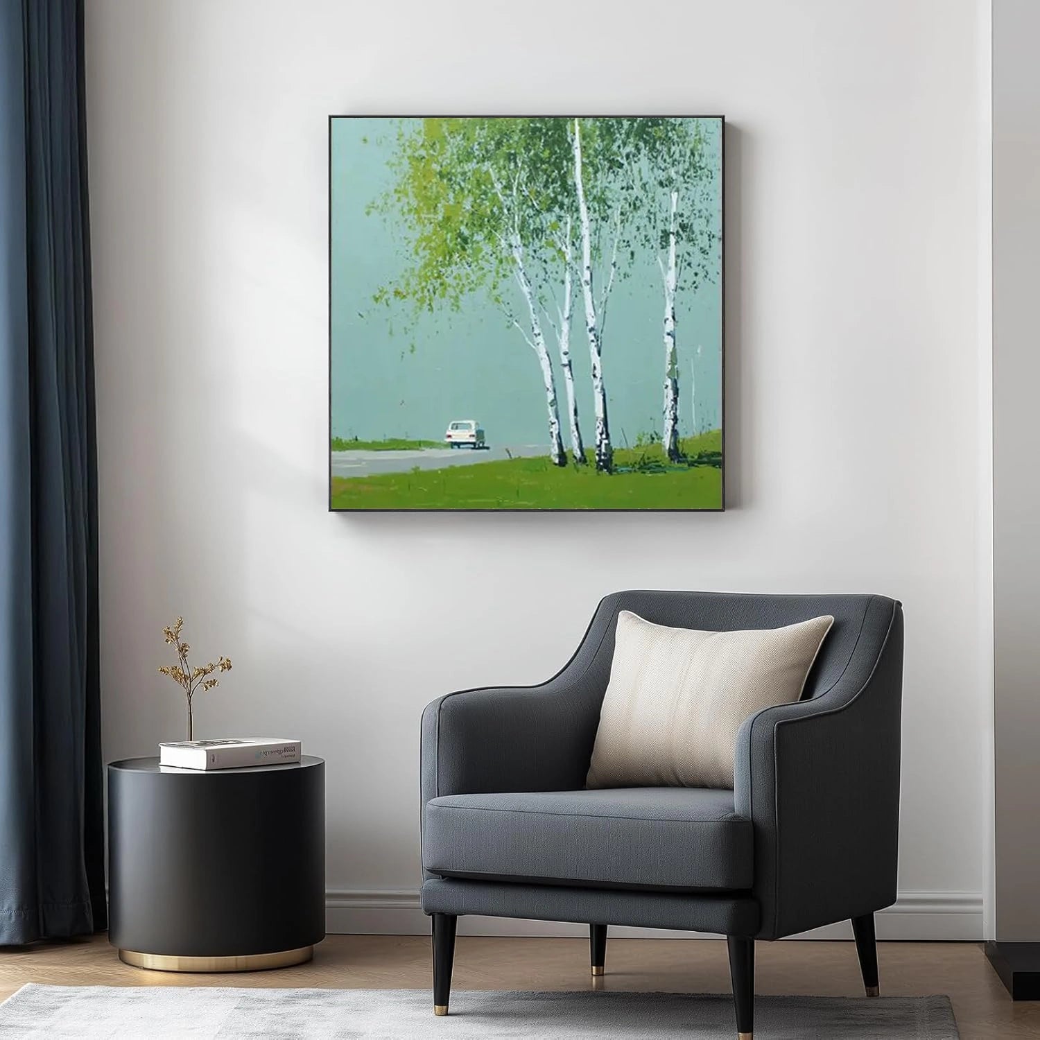 Tree And Flower Abstract Wall Art #TF164