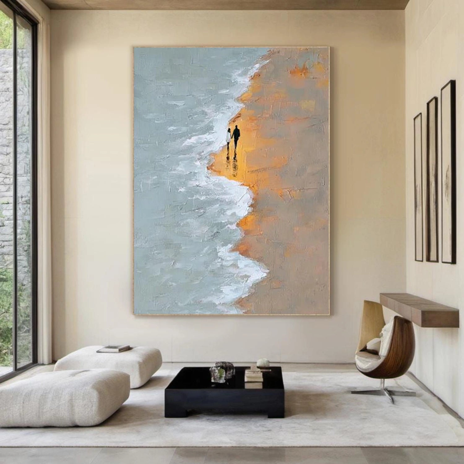 Sky And Ocean Abstract Wall Art #SO395