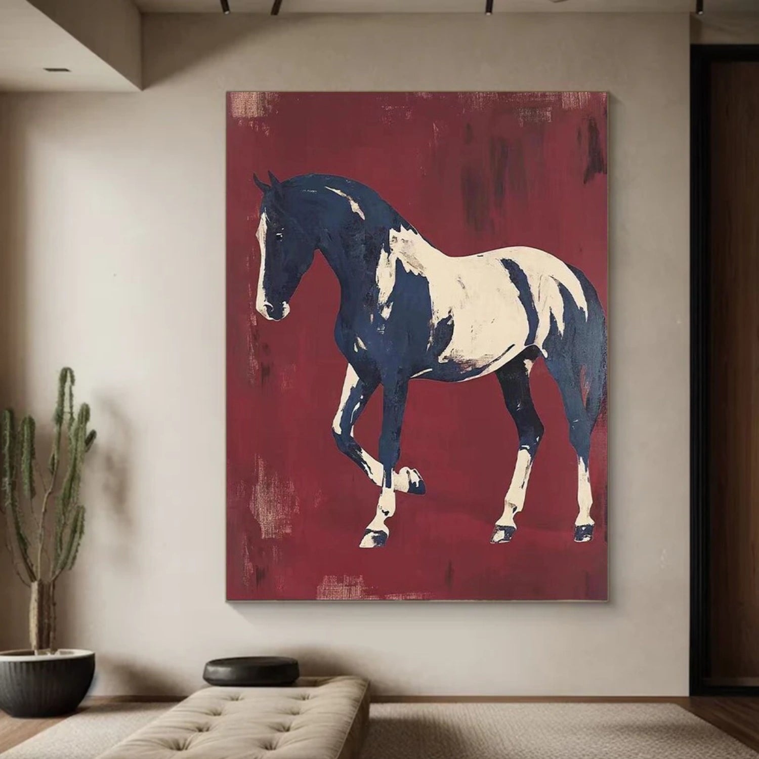 Abstract Animal Horse Wall Art #AT068