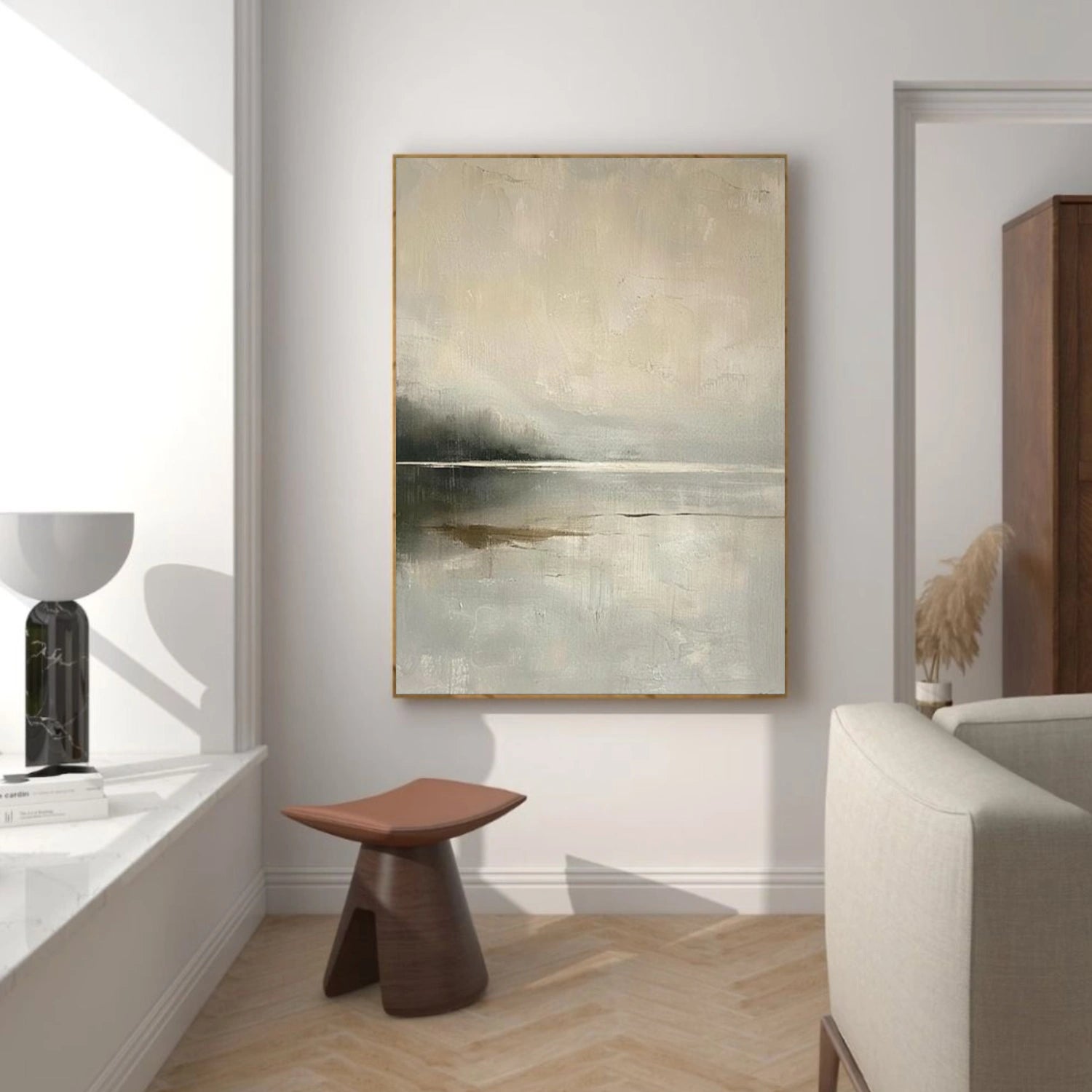 Sky And Ocean Abstract Wall Art #SO380