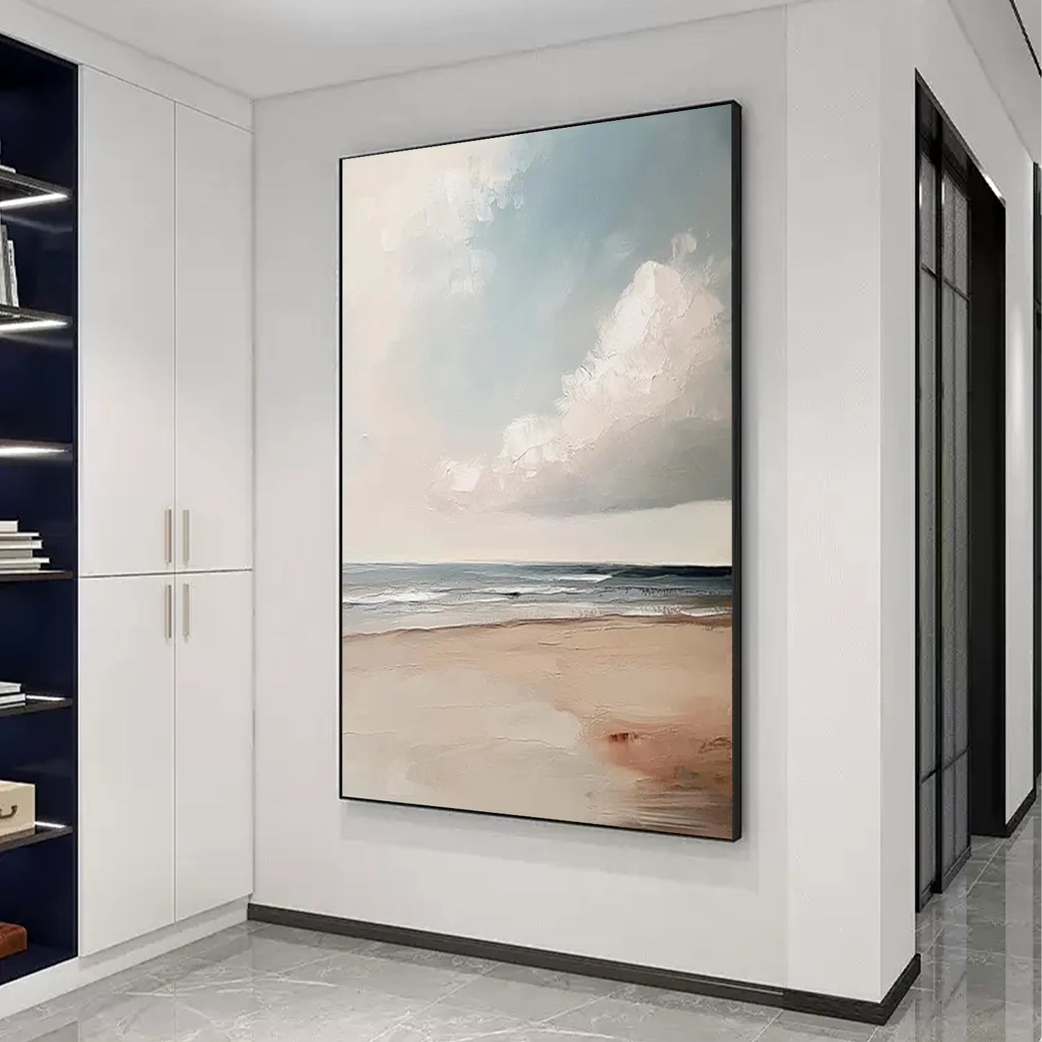Sky And Ocean Abstract Wall Art #SO306