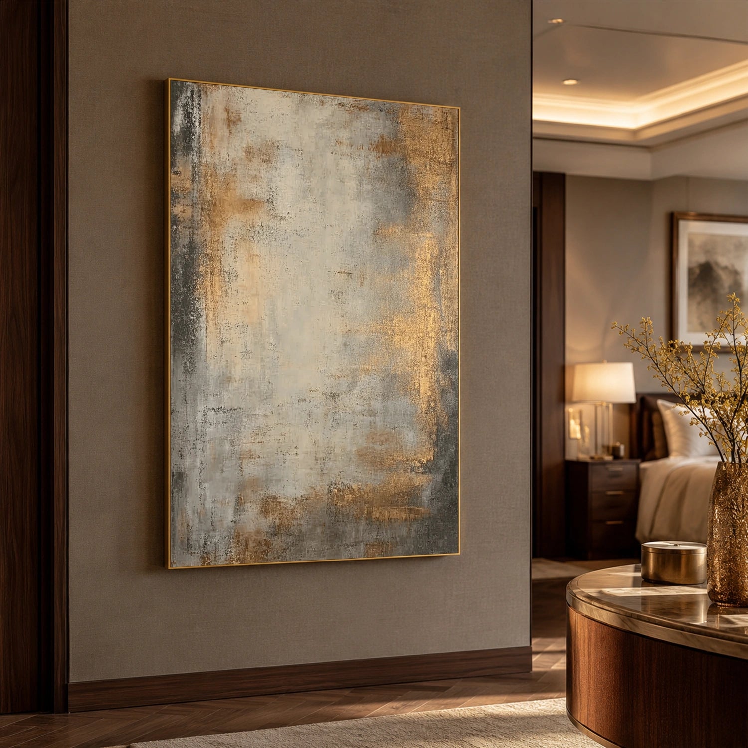 Wabi Sabi Abstract Canvas Art #WA267