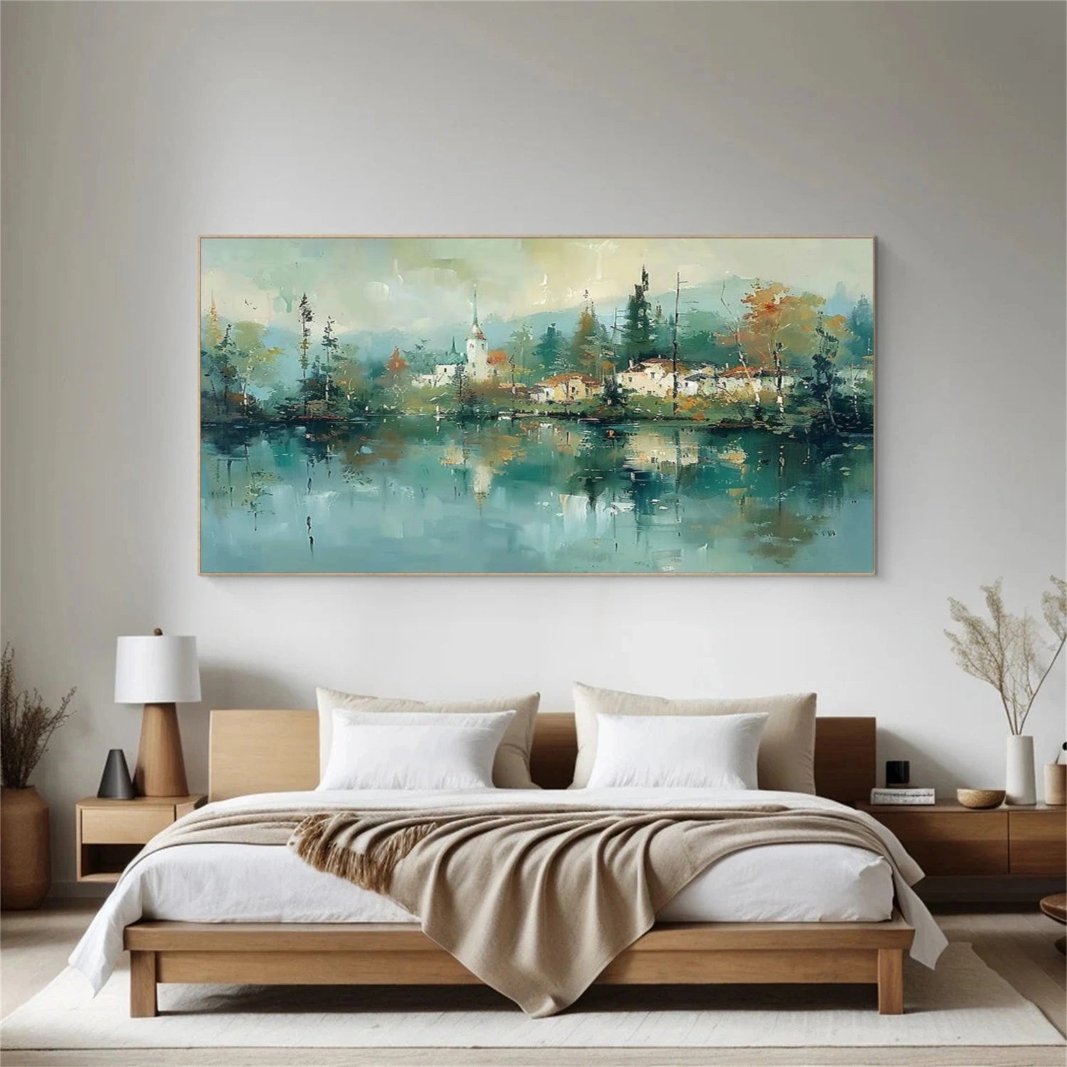 Sky And Ocean Abstract Wall Art #SO353