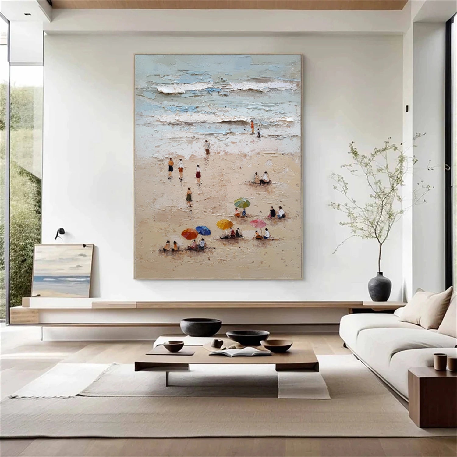 Sky And Ocean Abstract Wall Art #SO409