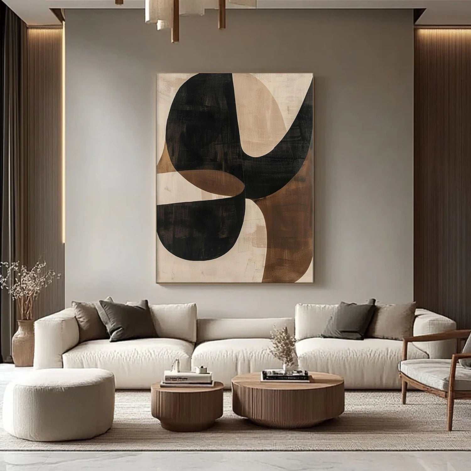 Wabi Sabi Abstract Canvas Art #WA259