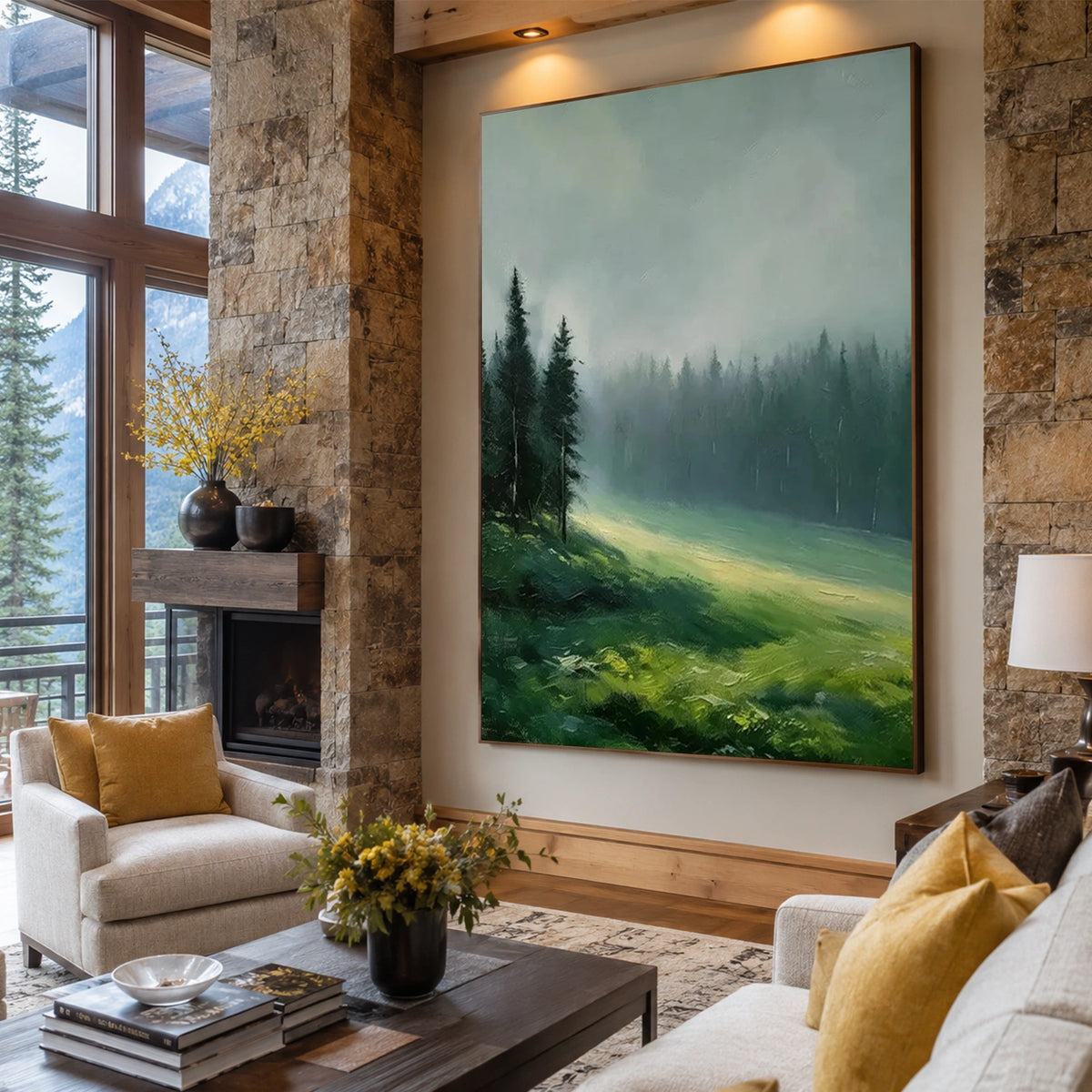 Tree Abstract Wall Art #TF231