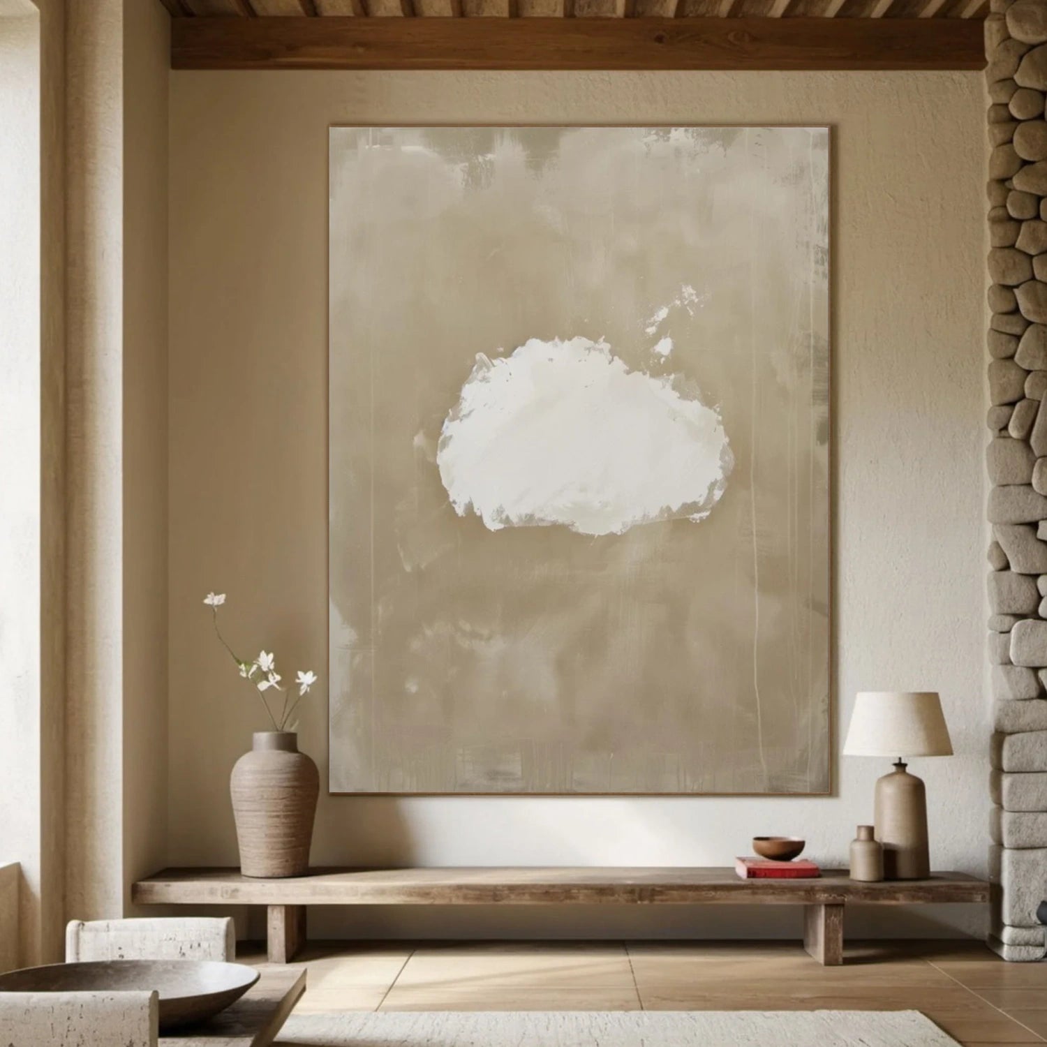 Sky And Ocean Abstract Wall Art #SO337