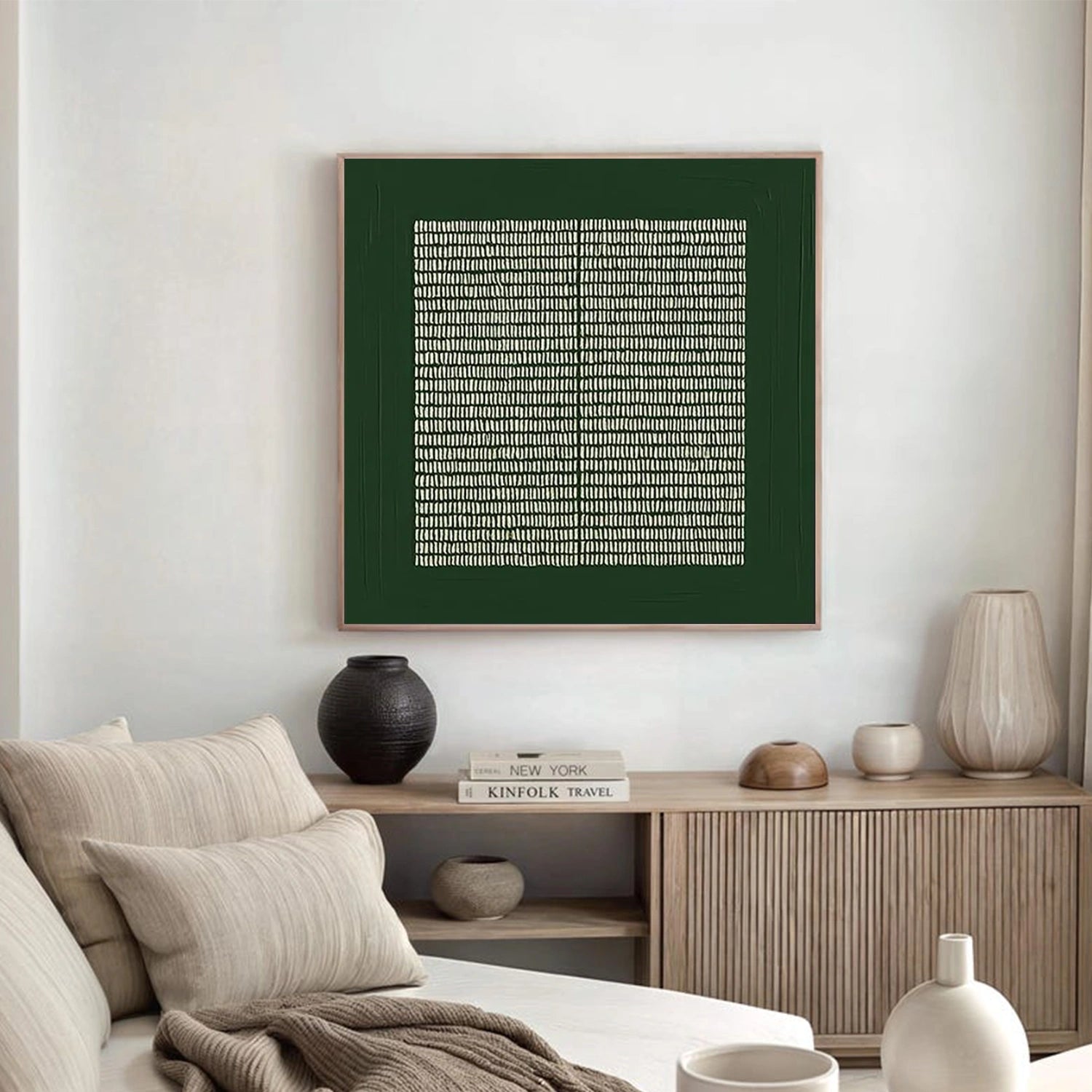Green Minimalist Wall Art #GT055