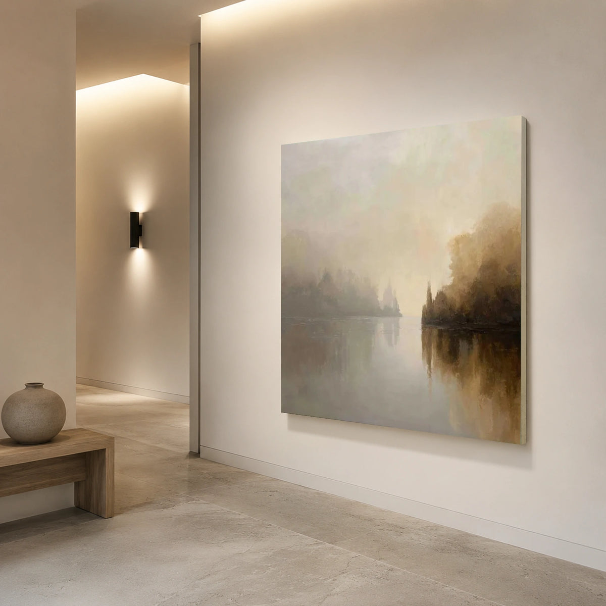 Sky And Ocean Abstract Wall Art #SO464