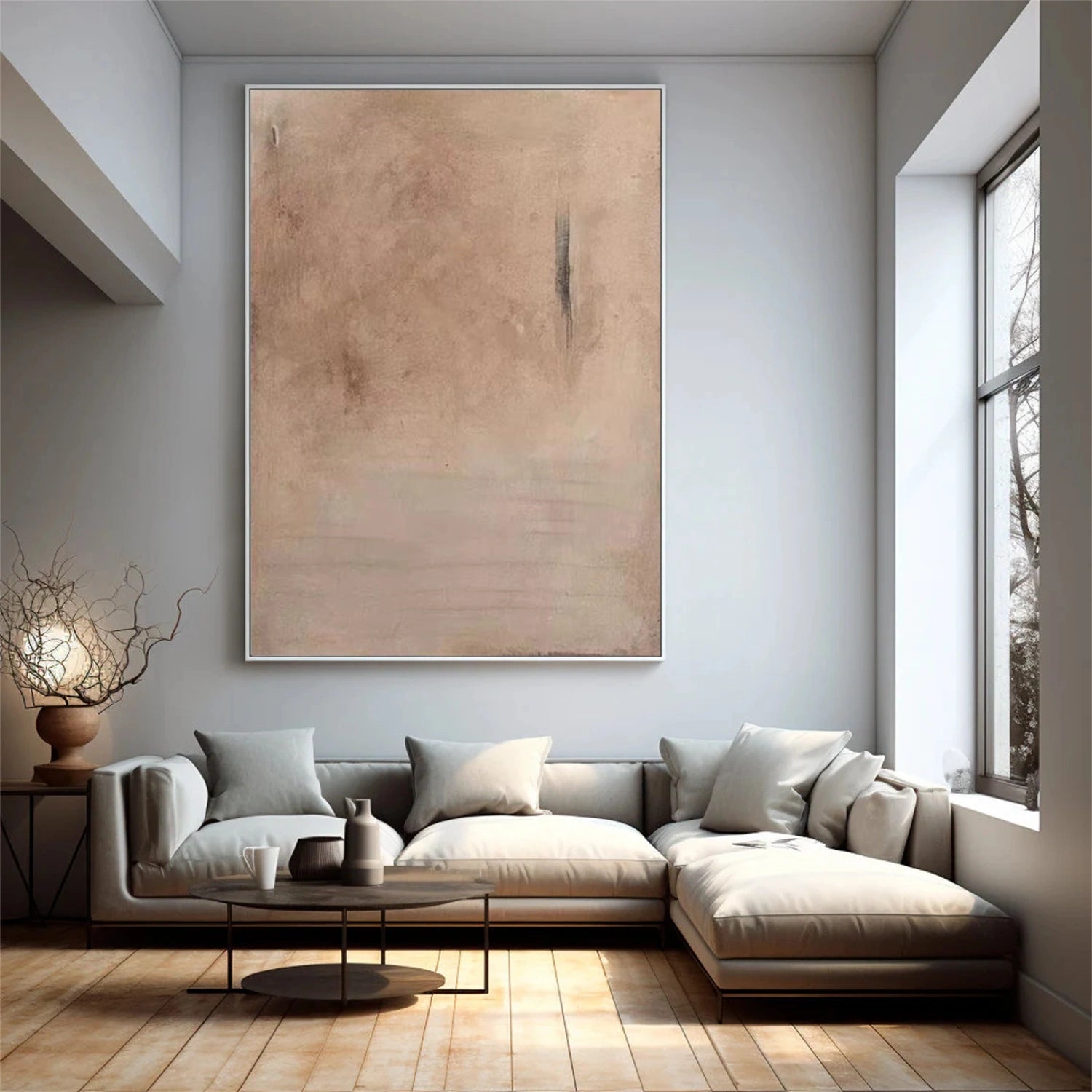Wabi Sabi Abstract Canvas Art #WA212
