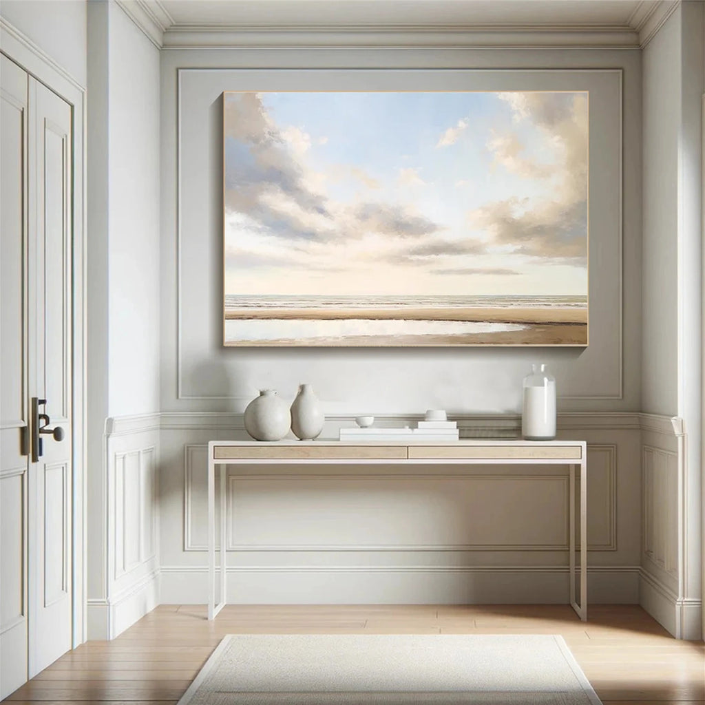 Sky Ocean Abstract Wall Art #SO257
